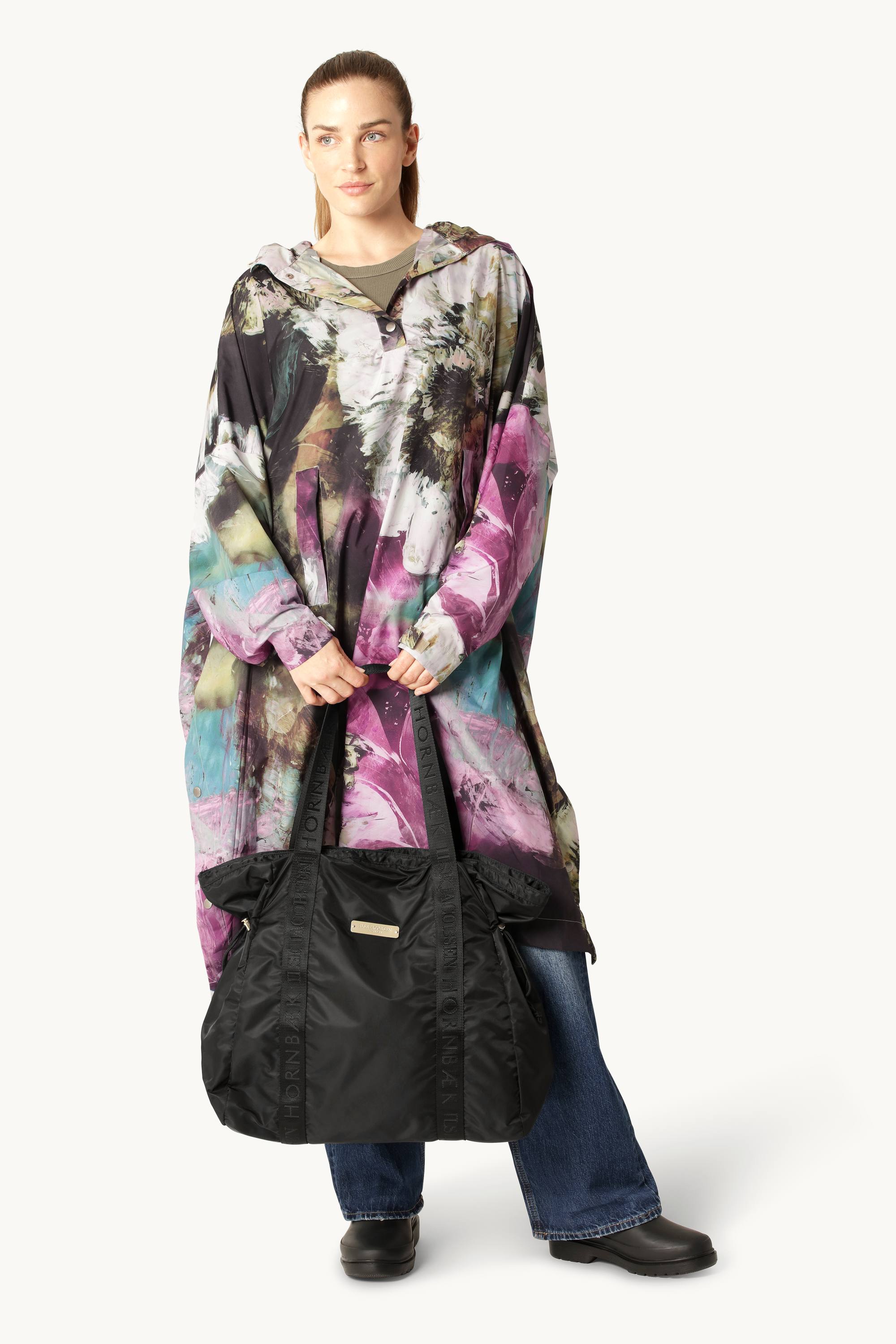 Light Rain Shopper Bag - Black