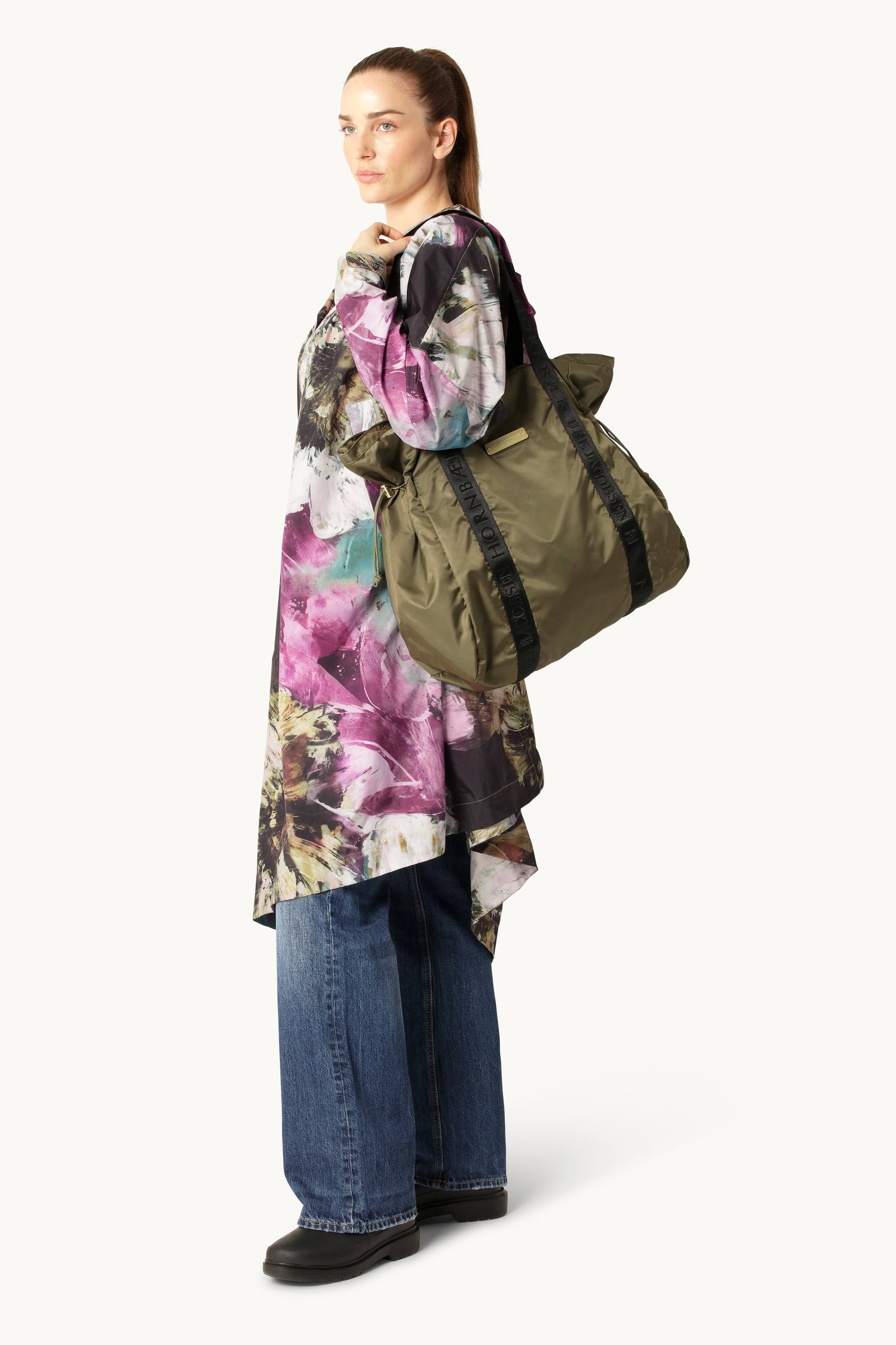 Light Rain Shopper Bag - Army