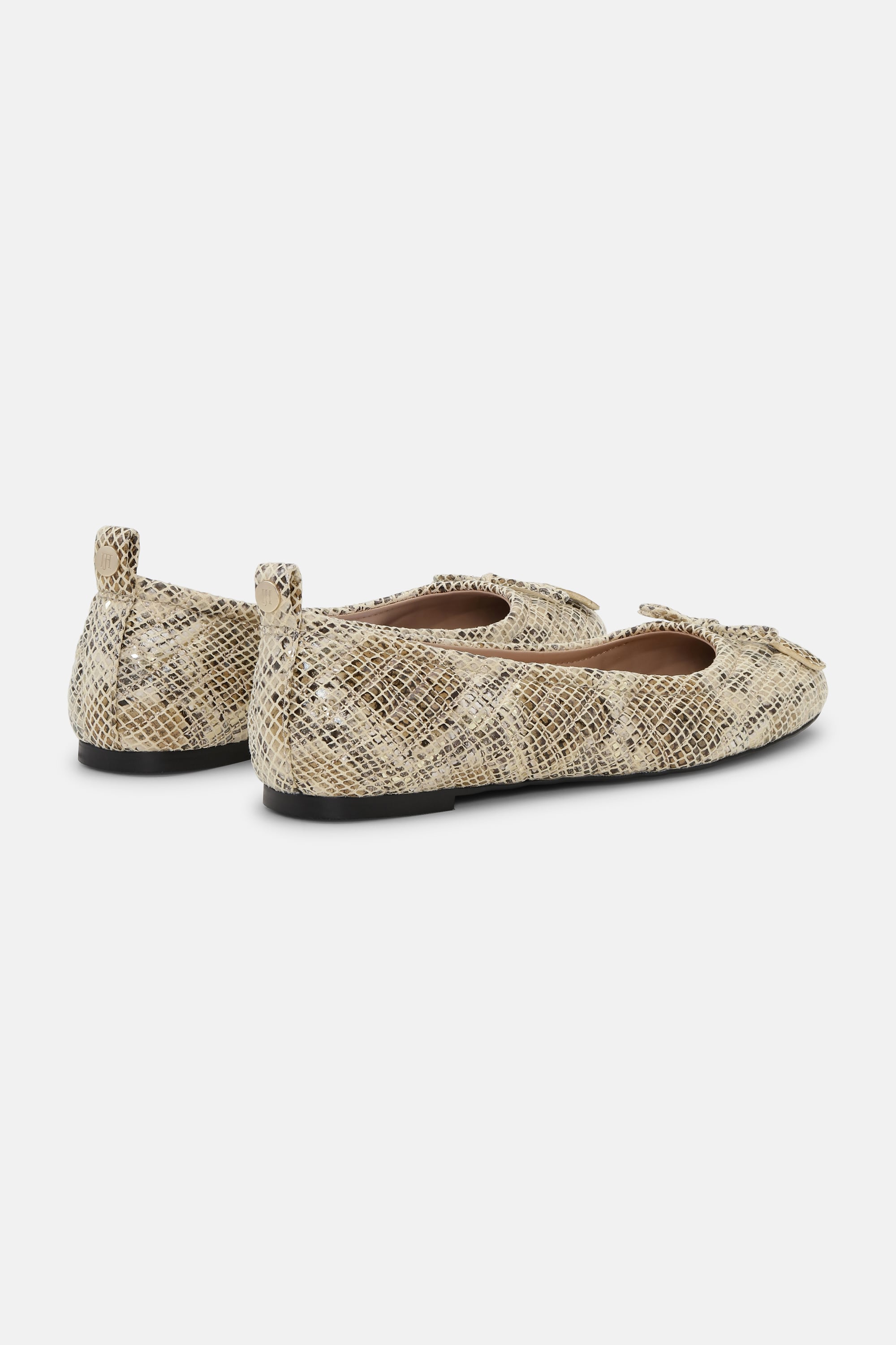 Quilted Ballerina - Latte Black