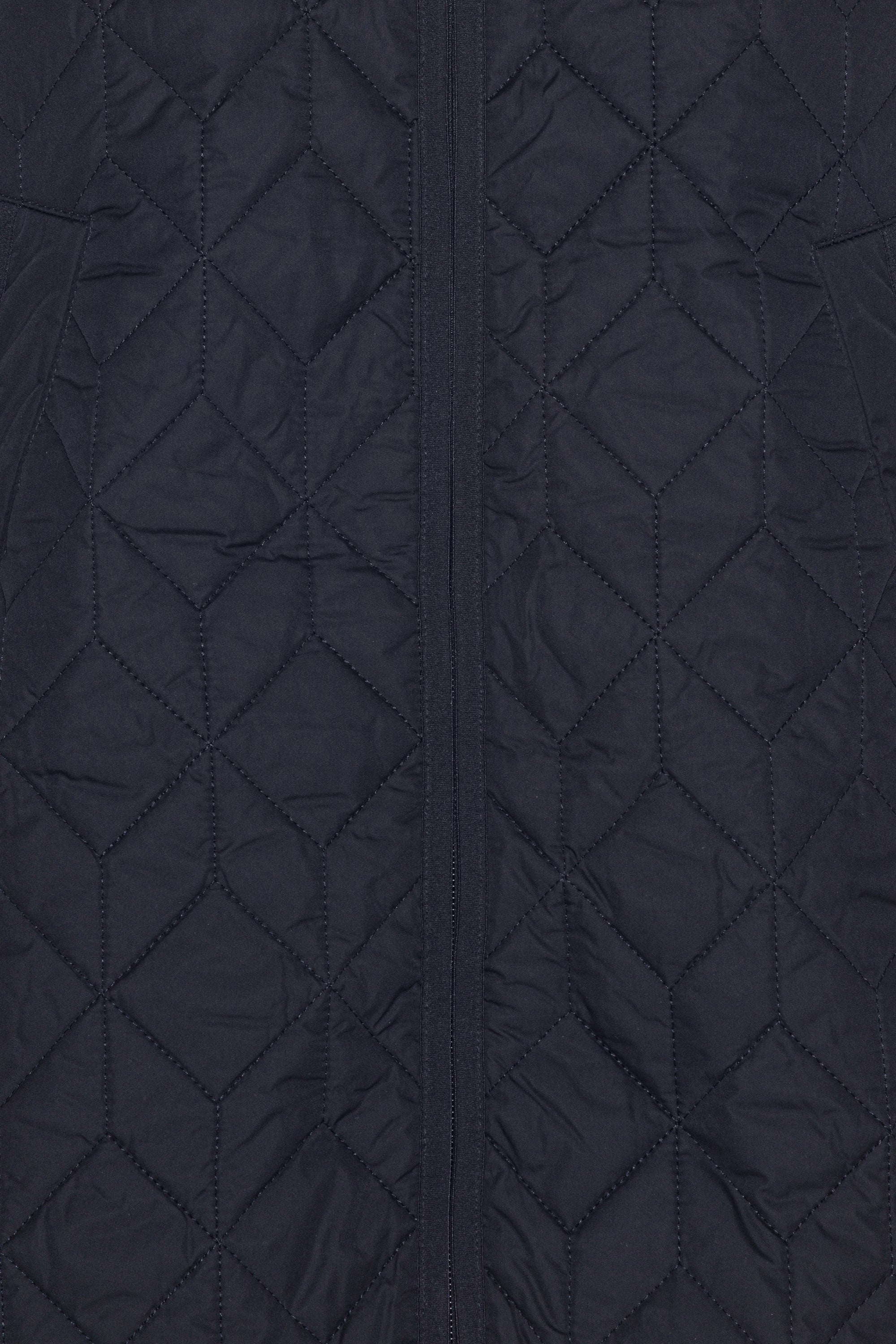 Veste Longue Matelassée - Dark Indigo