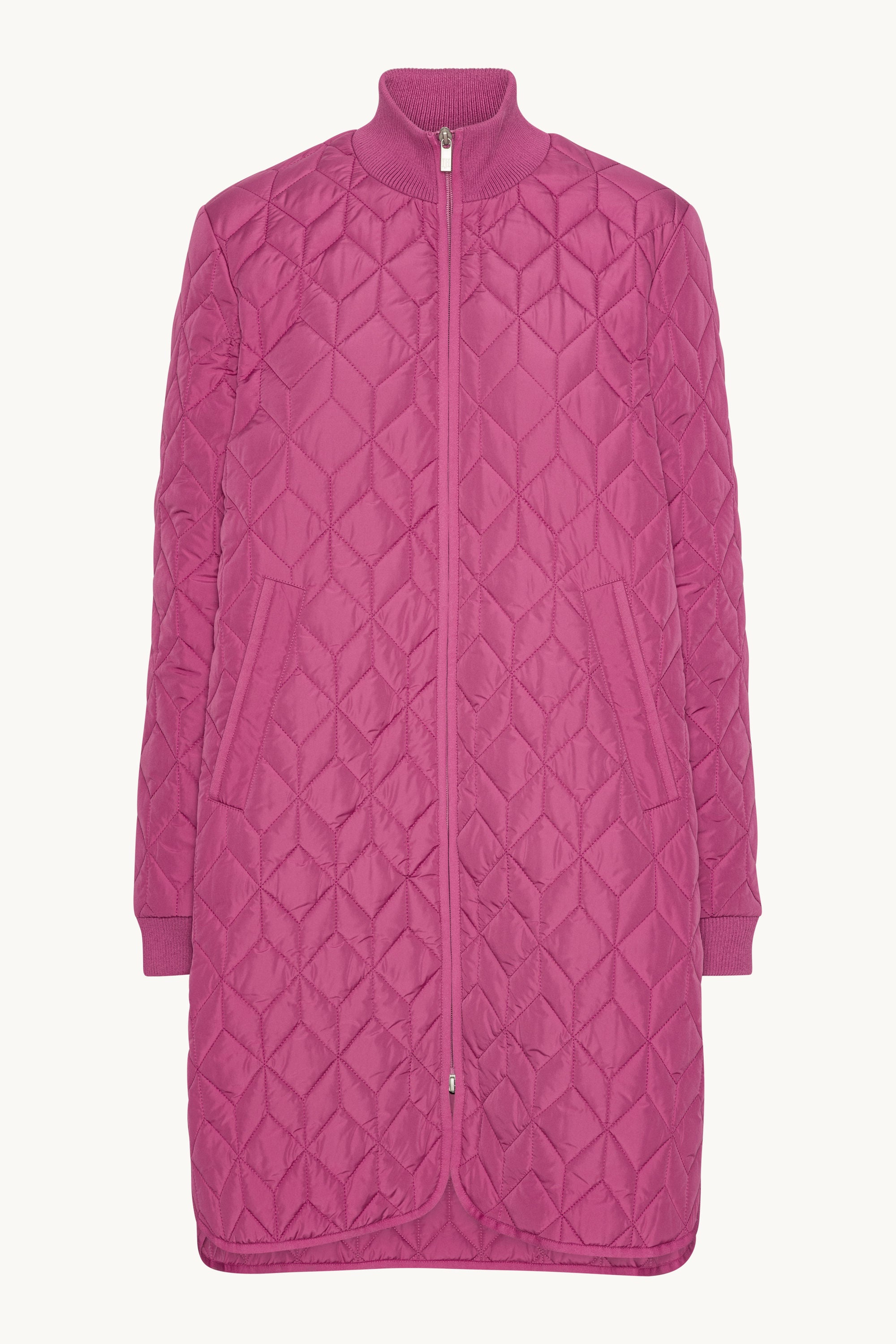 Veste Longue Matelassée - Magenta Haze