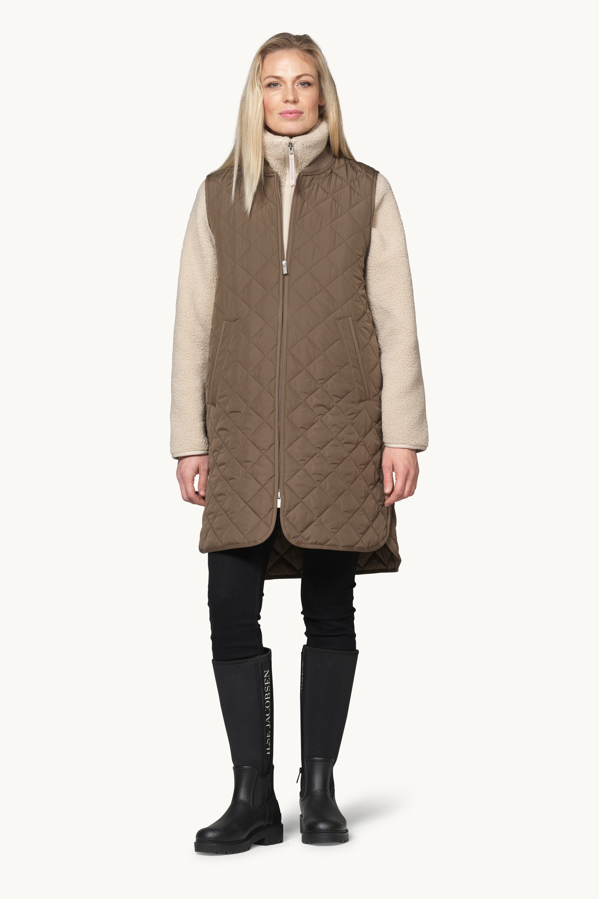 Quilt Vest - Mud