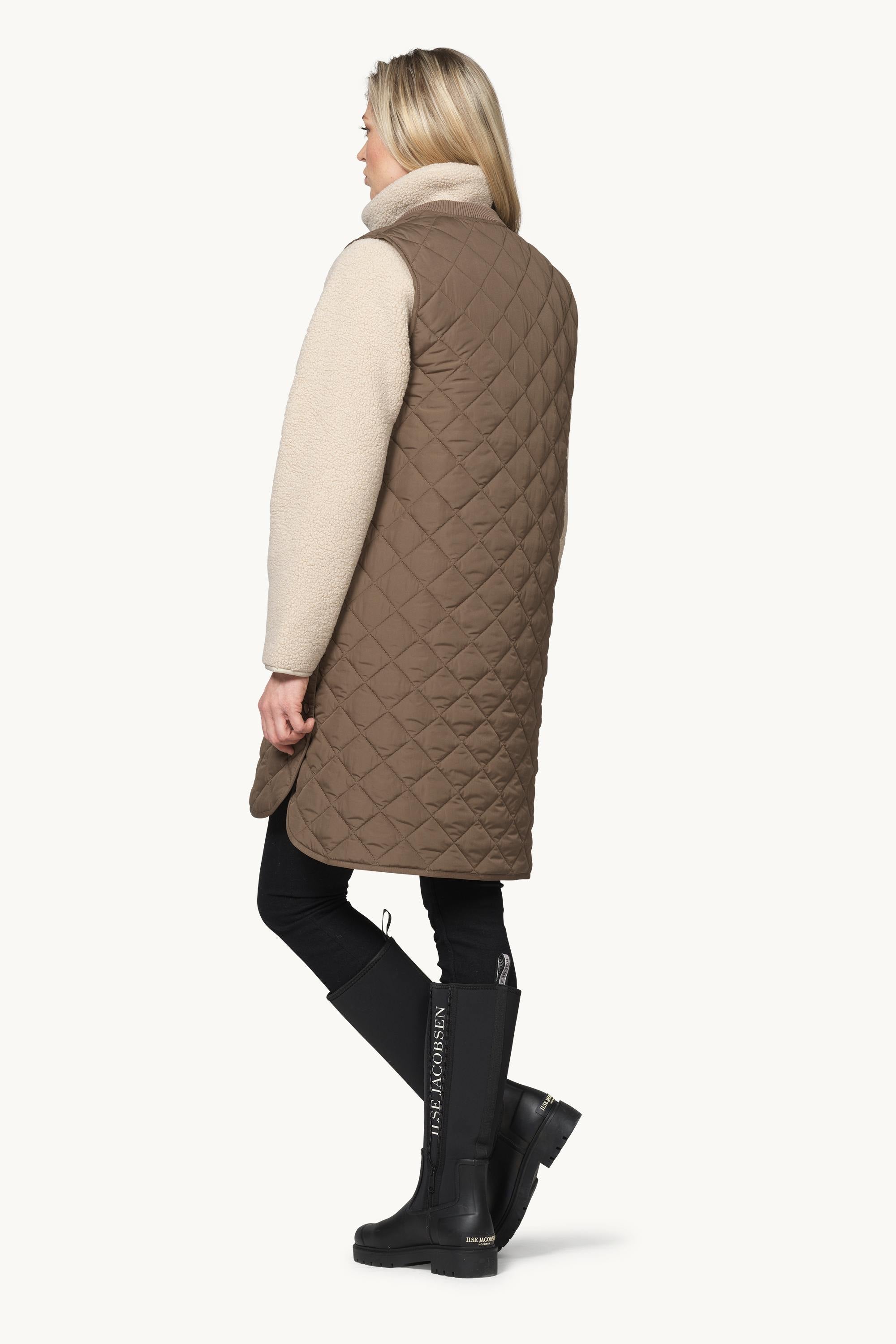 Quilt Vest - Mud