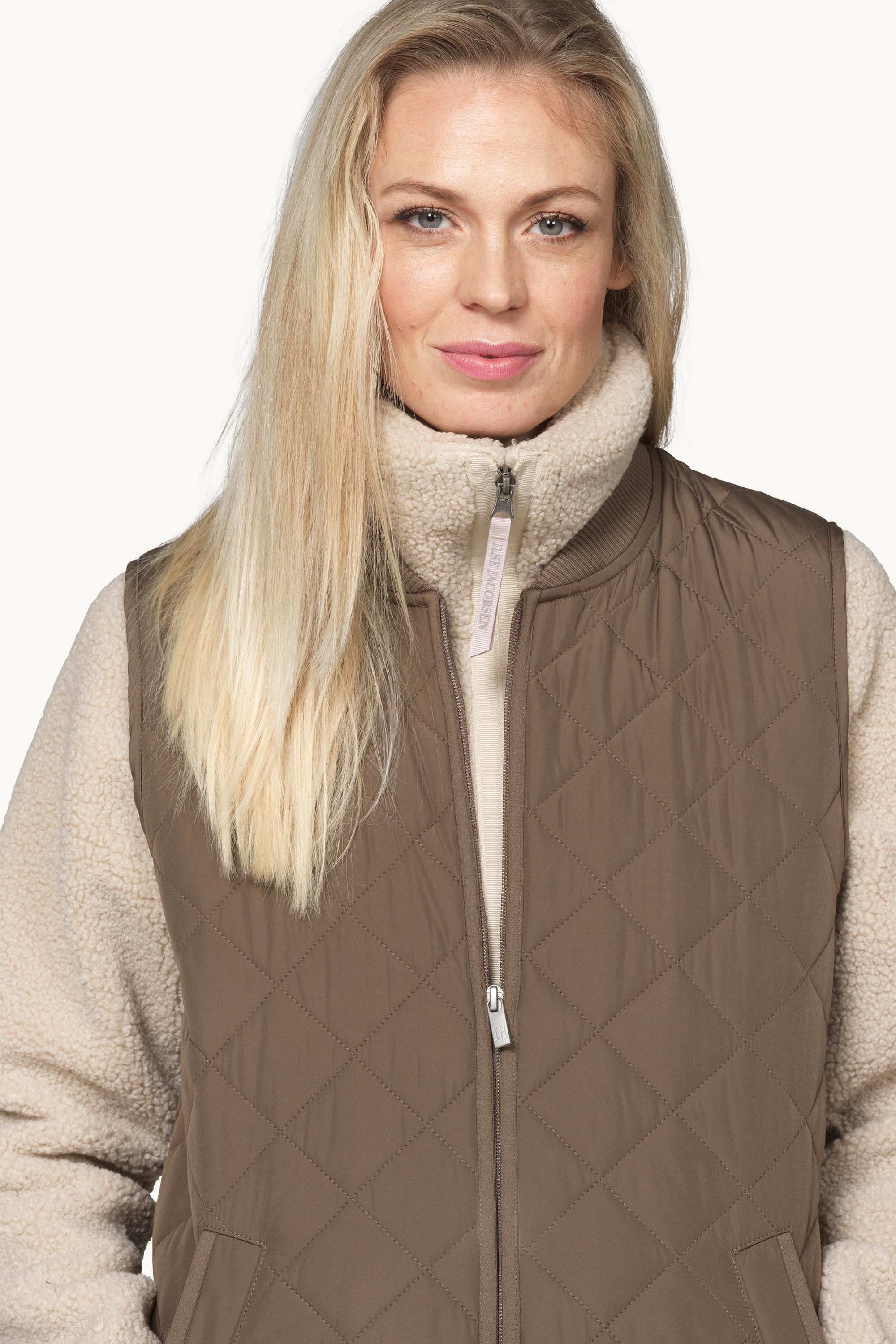 Quilt Vest - Mud
