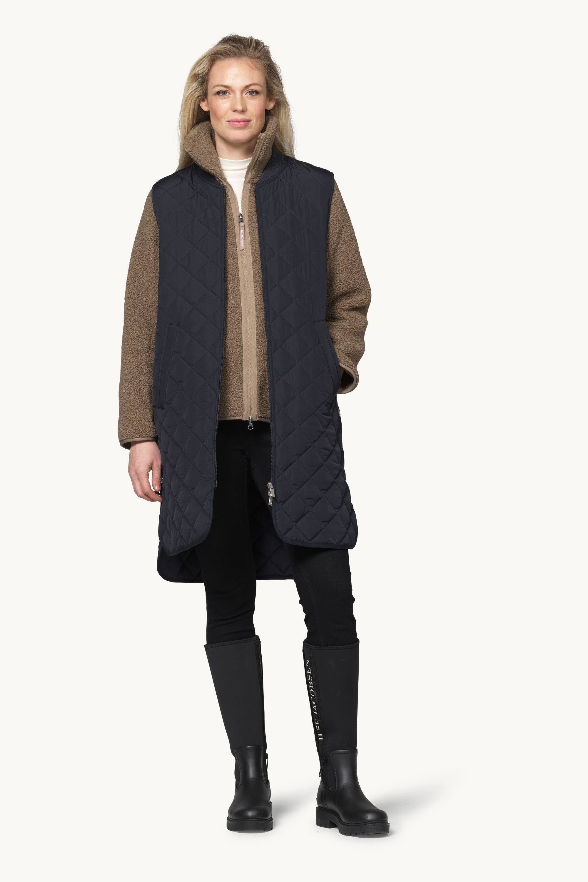 Quilt Vest - Dark Indigo