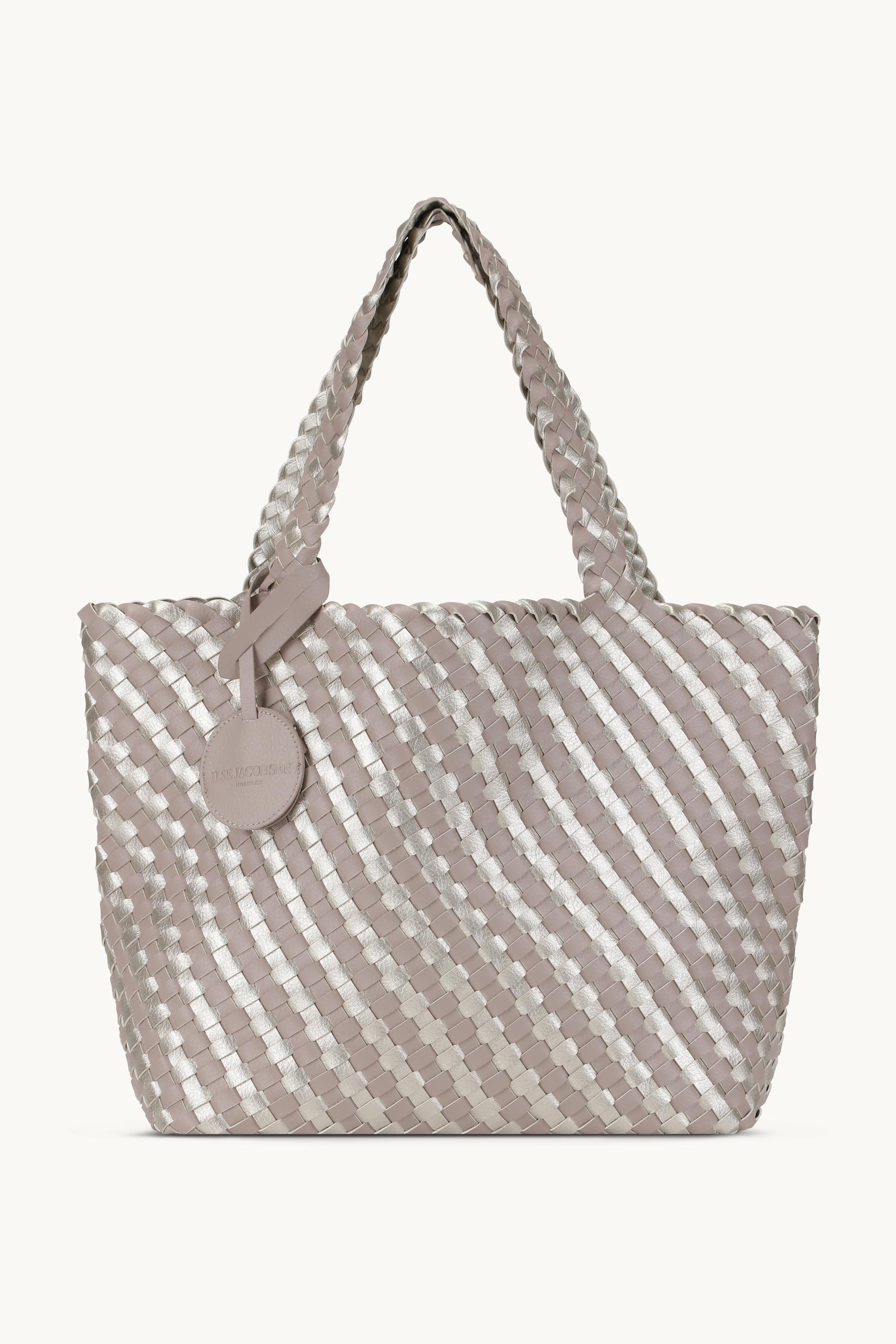 Tote Bag Braided - Atmosphere Platin