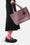 Tote Bag Tressé - Maroon Banner Rosy Pink