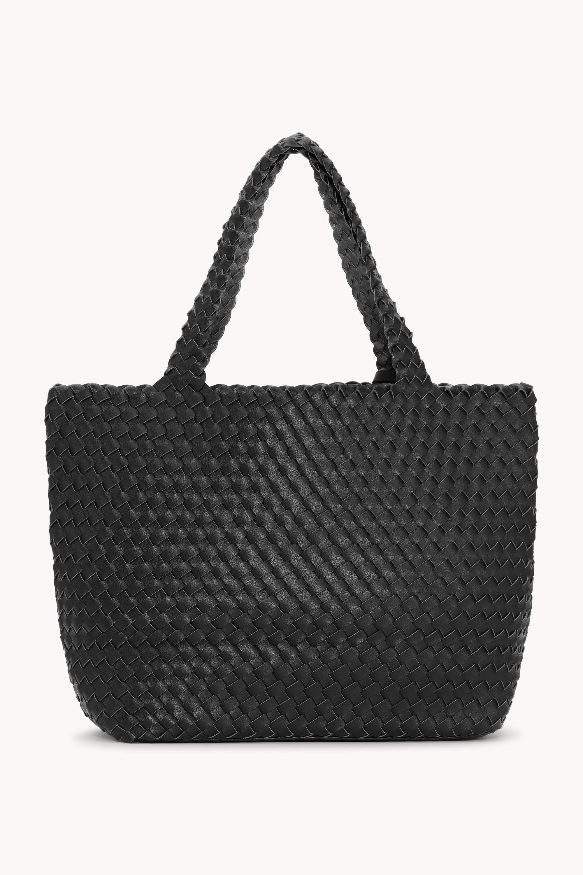 Tote Bag Braided - Black Gun metal