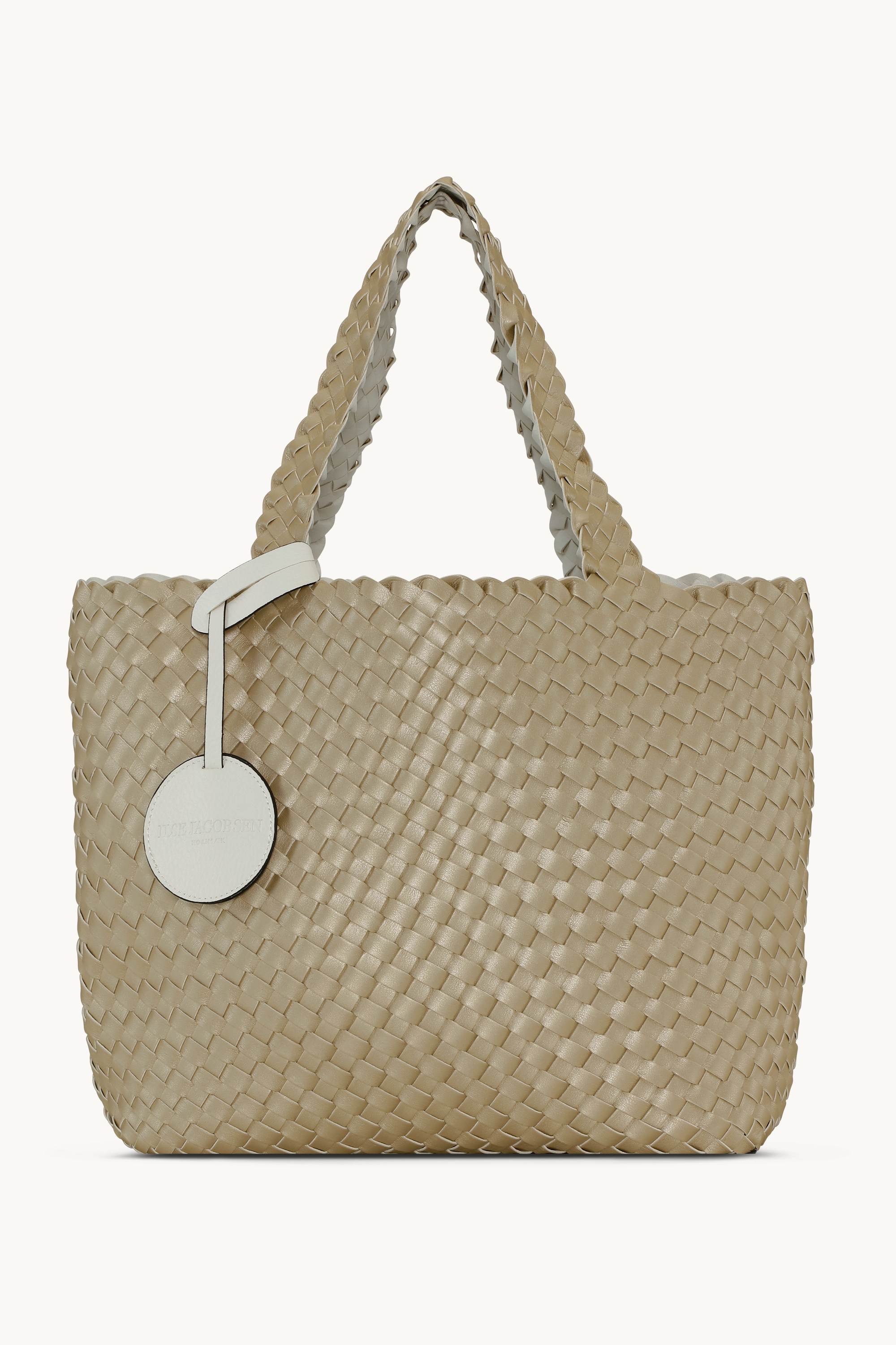 Tote Bag Tressé - White Platin
