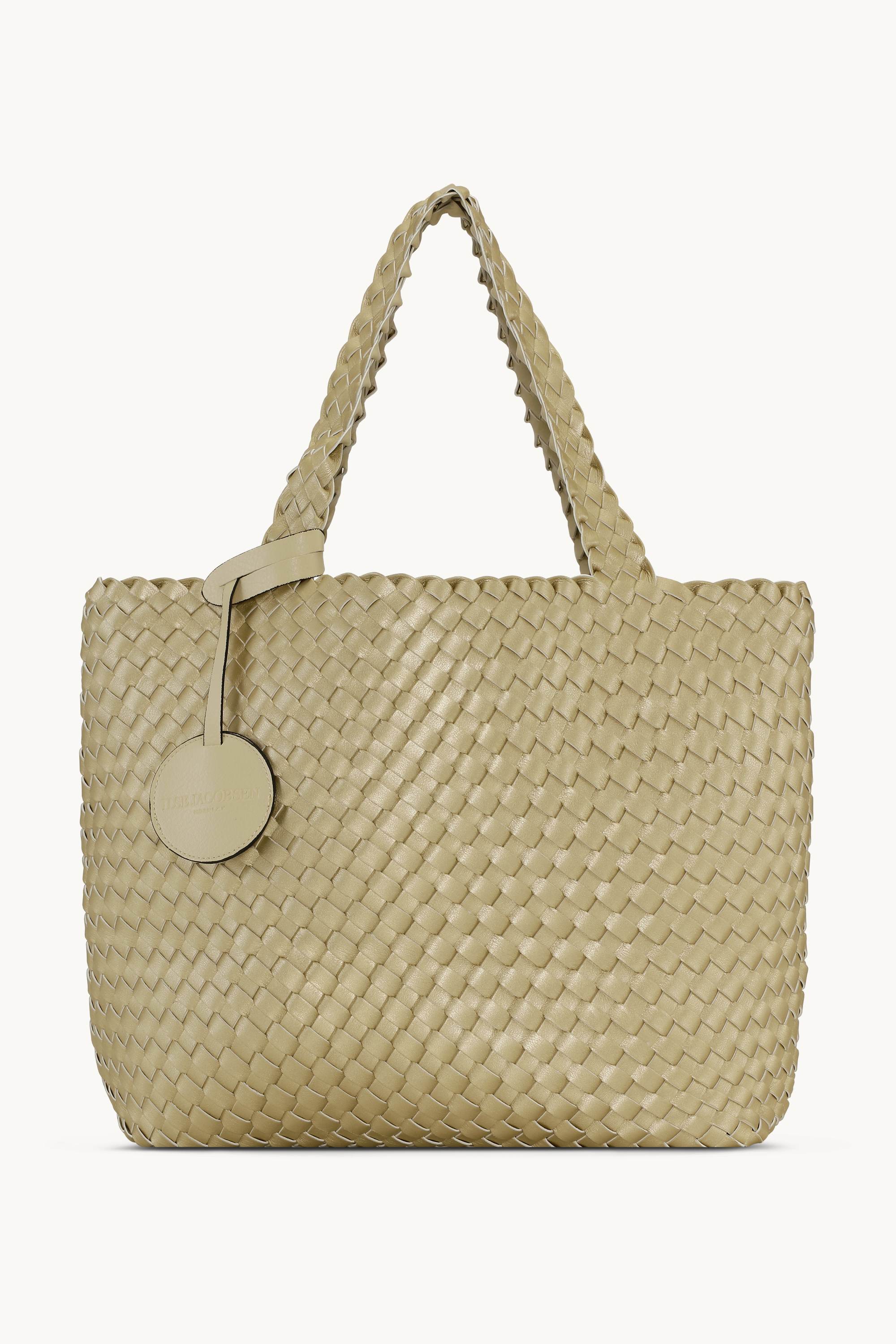 Tote Bag Tressé - Ivory Platin