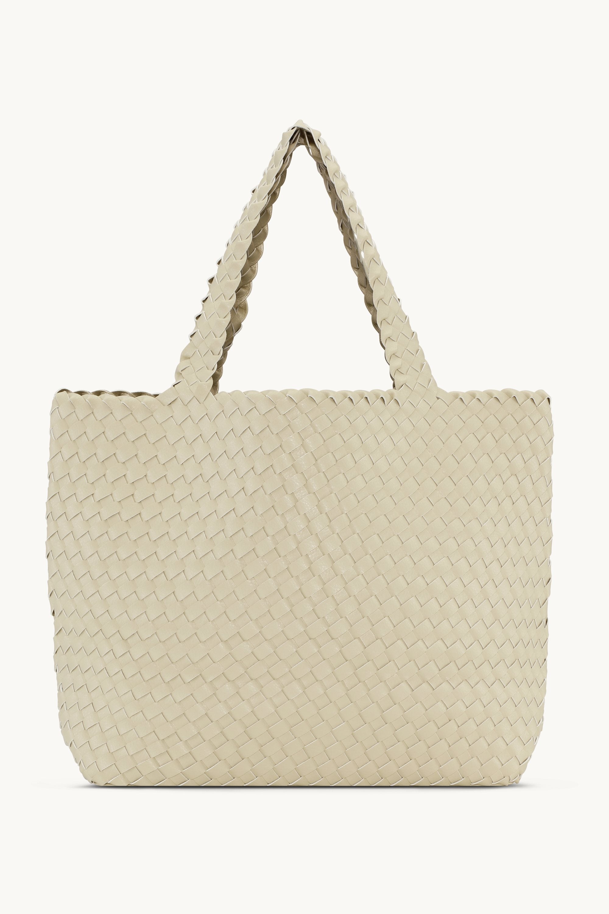 Tote Bag Tressé - Ivory Platin