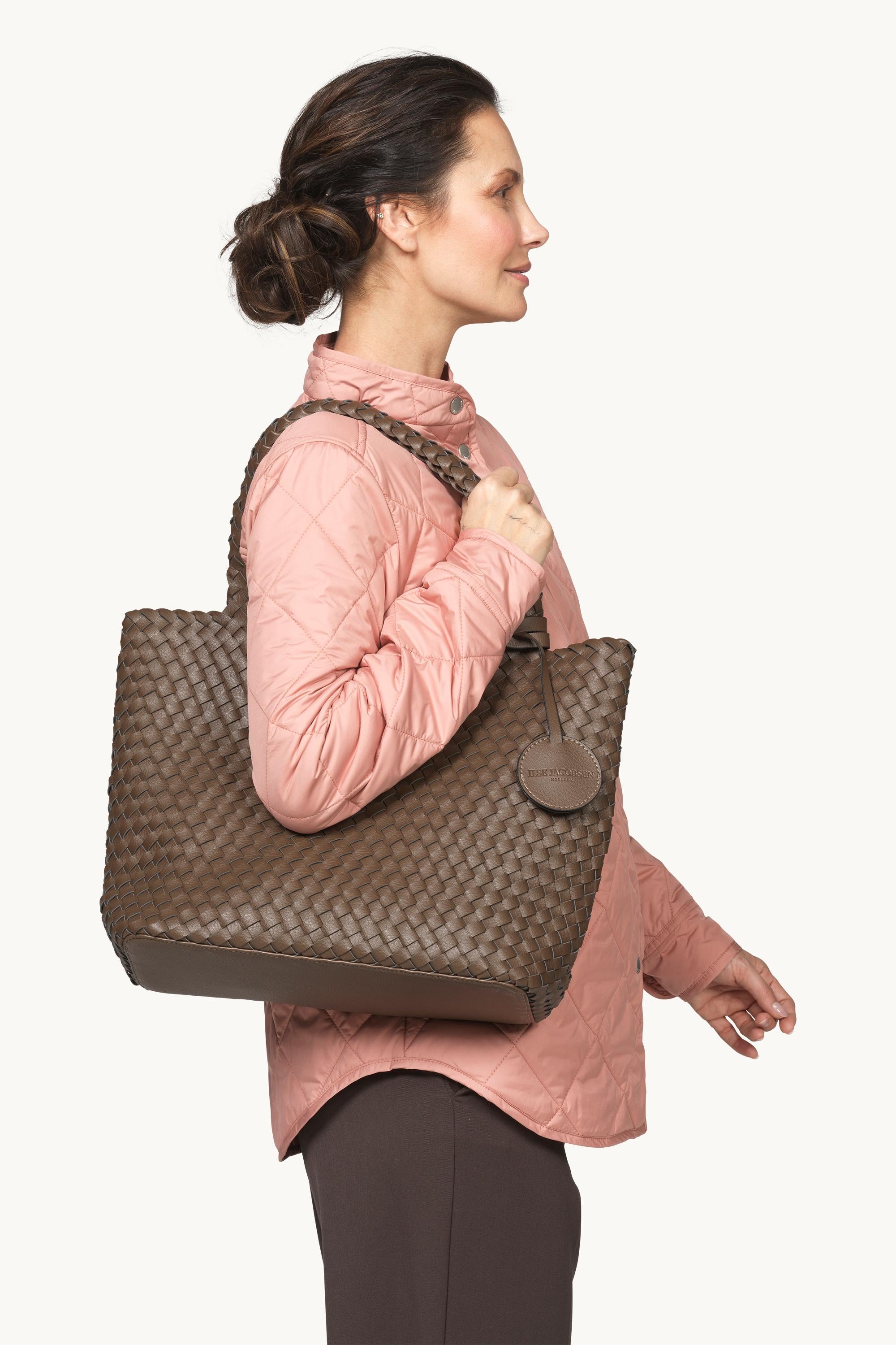 Tote Bag Braided - Nut Gun Metal