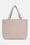 Tote Bag Tressé - Rose Silver