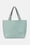 Tote Bag Tressé - Beach Glass Metallic Mint