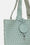 Tote Bag Tressé - Beach Glass Metallic Mint