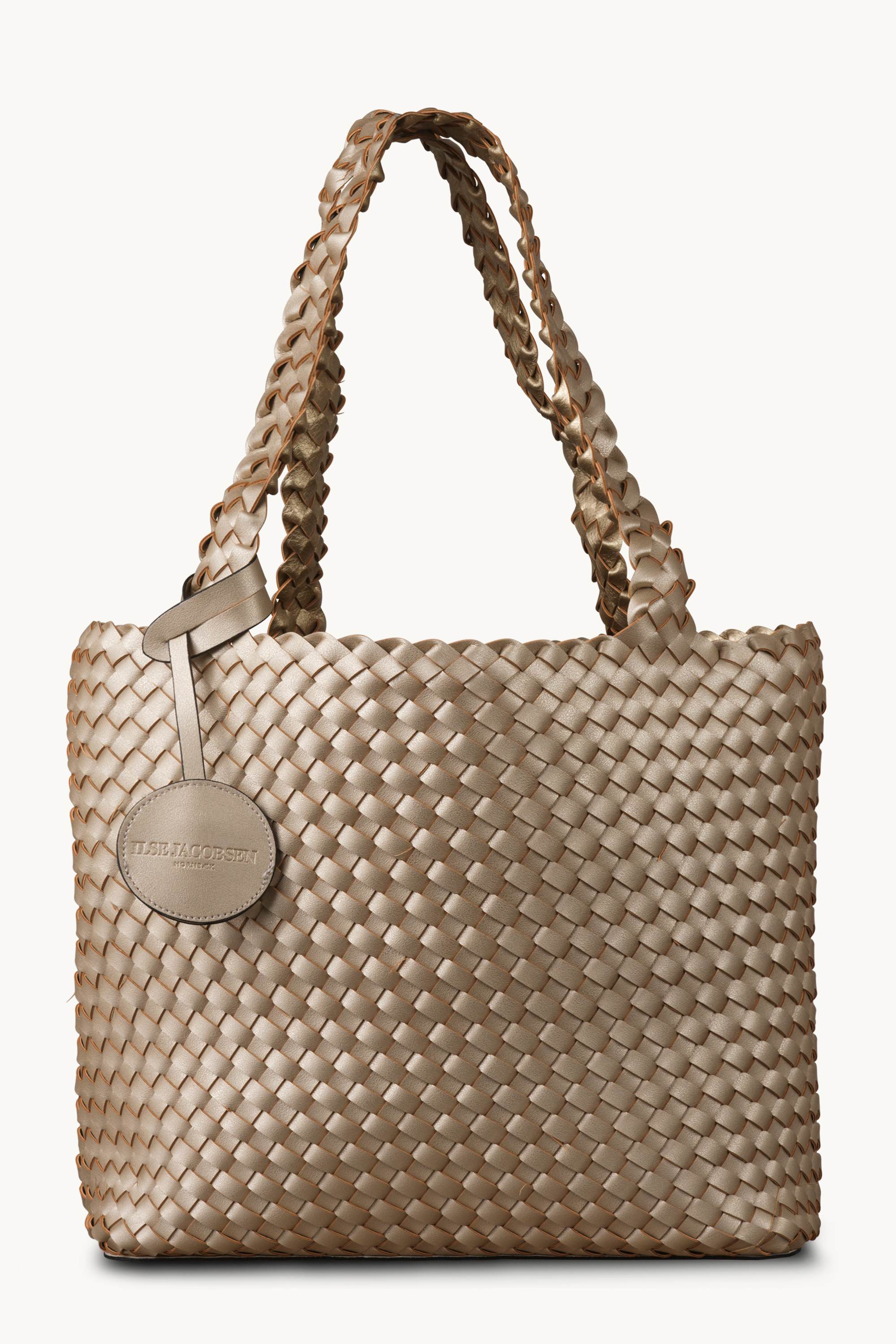Tote Bag Tressé - Platin Silver
