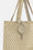 Tote Bag Braided - Platin Silver