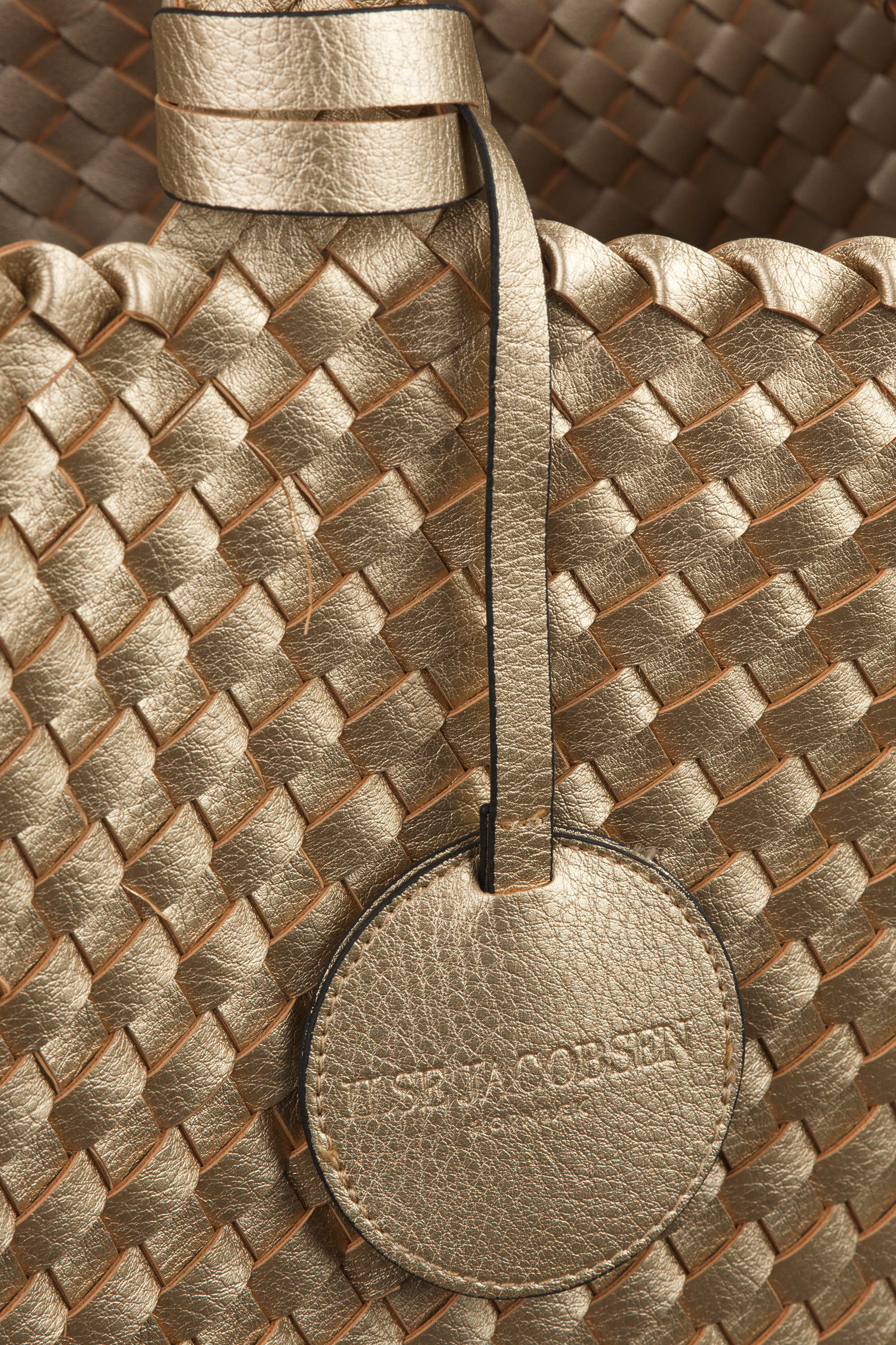 Tote Bag Tressé - Platin Silver