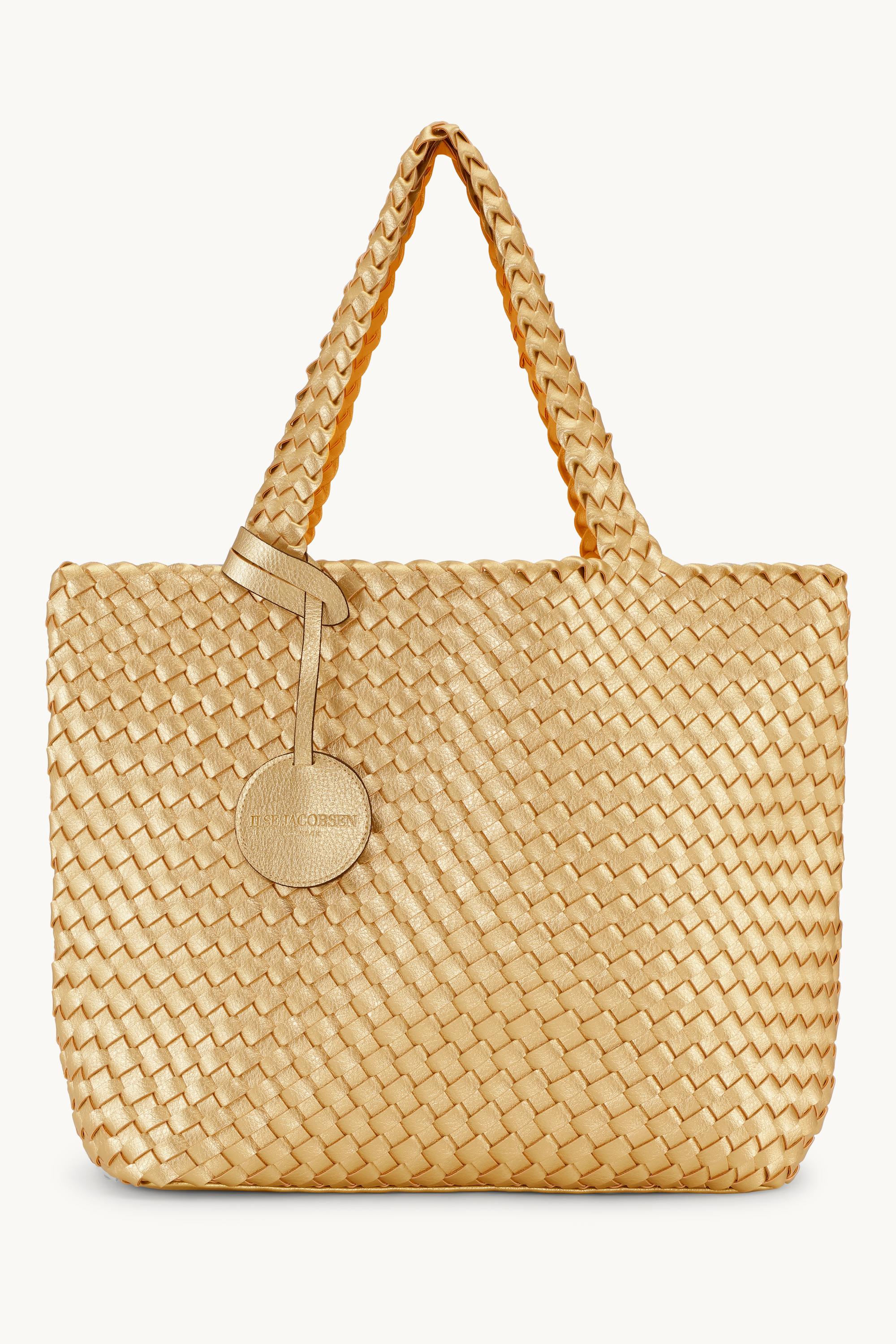 Tote Bag Braided - Golden Nugget Golden Nugget Metallic