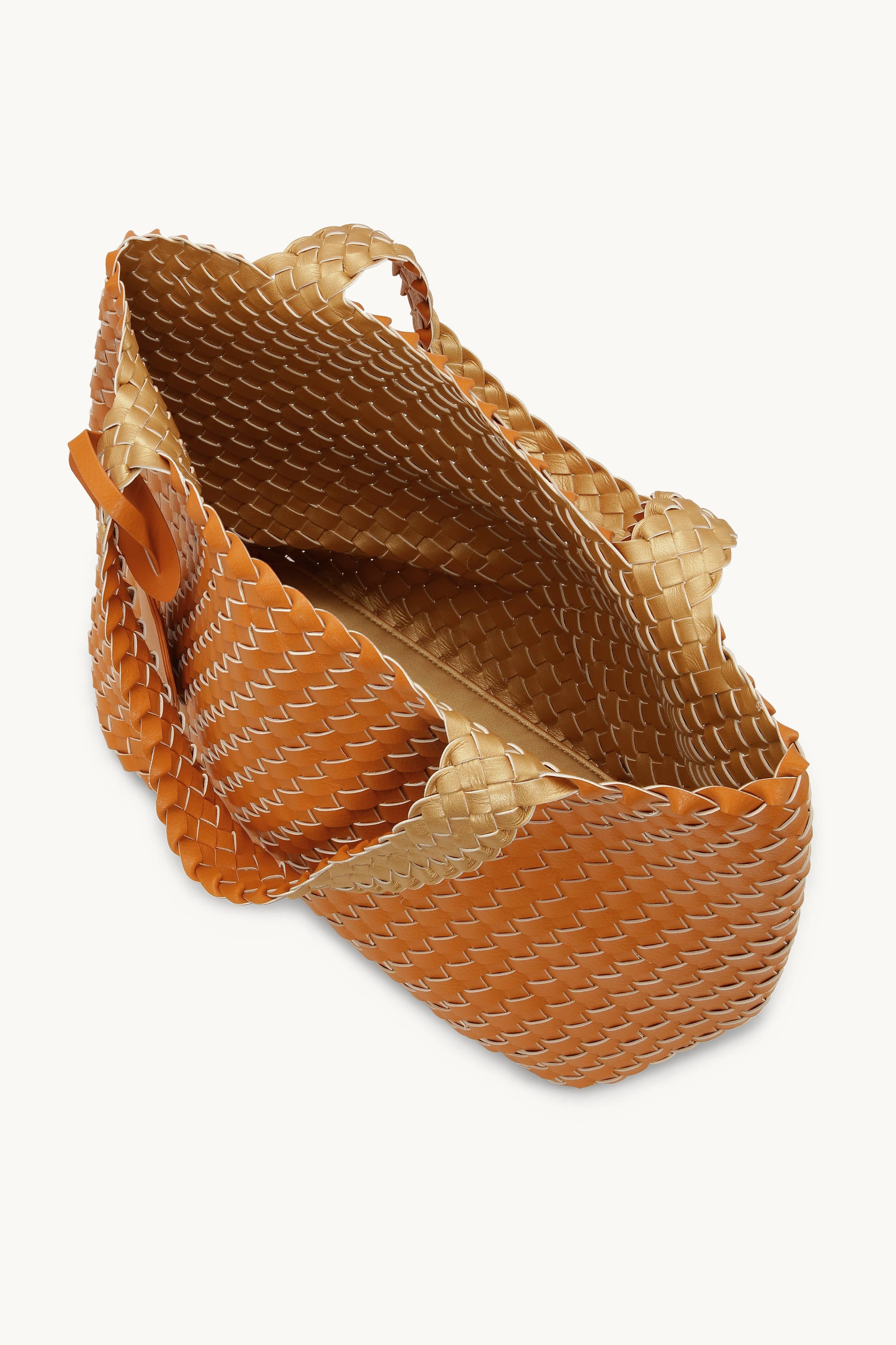 Tote Bag Braided - Golden Nugget Golden Nugget Metallic
