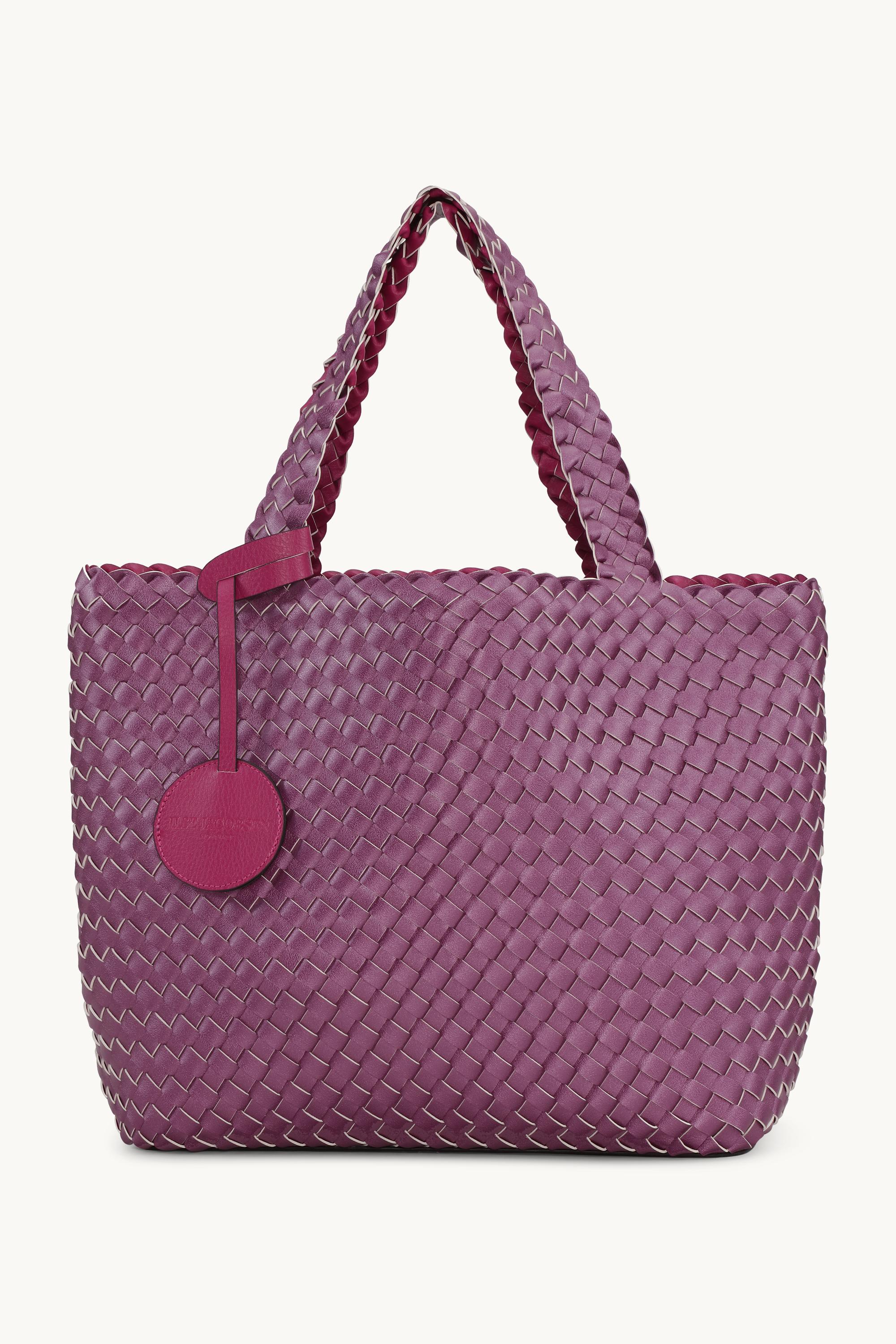 Tote Bag Braided - Magenta Haze Magenta Haze Metallic