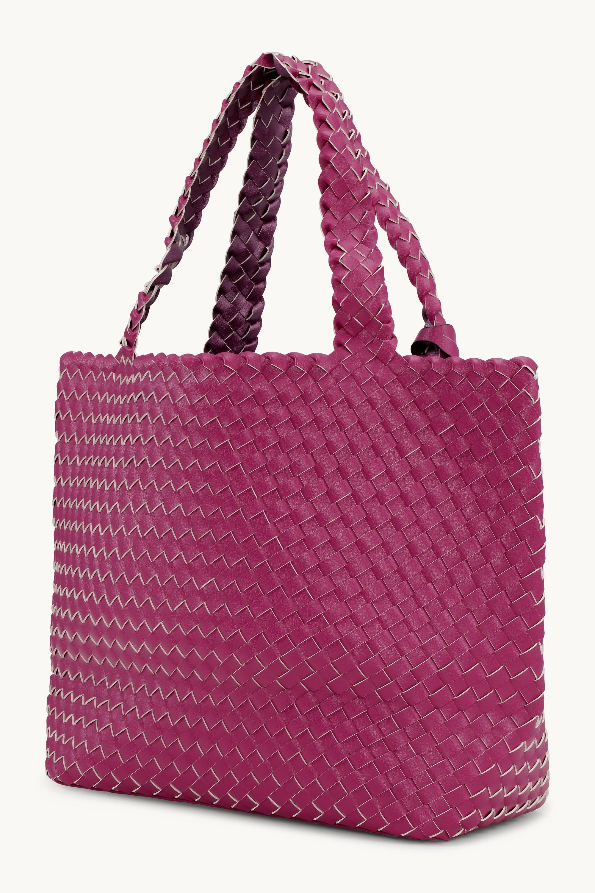Tote Bag Braided - Magenta Haze Magenta Haze Metallic