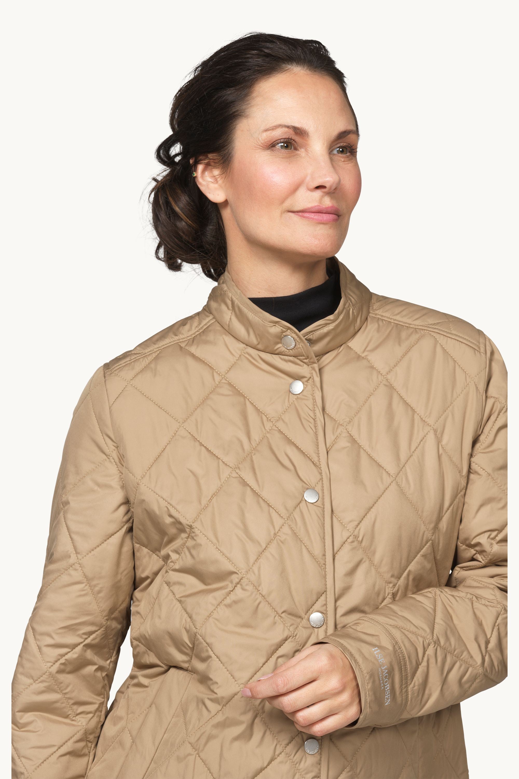 Quilted Shirt Jacket - Sepia Tint