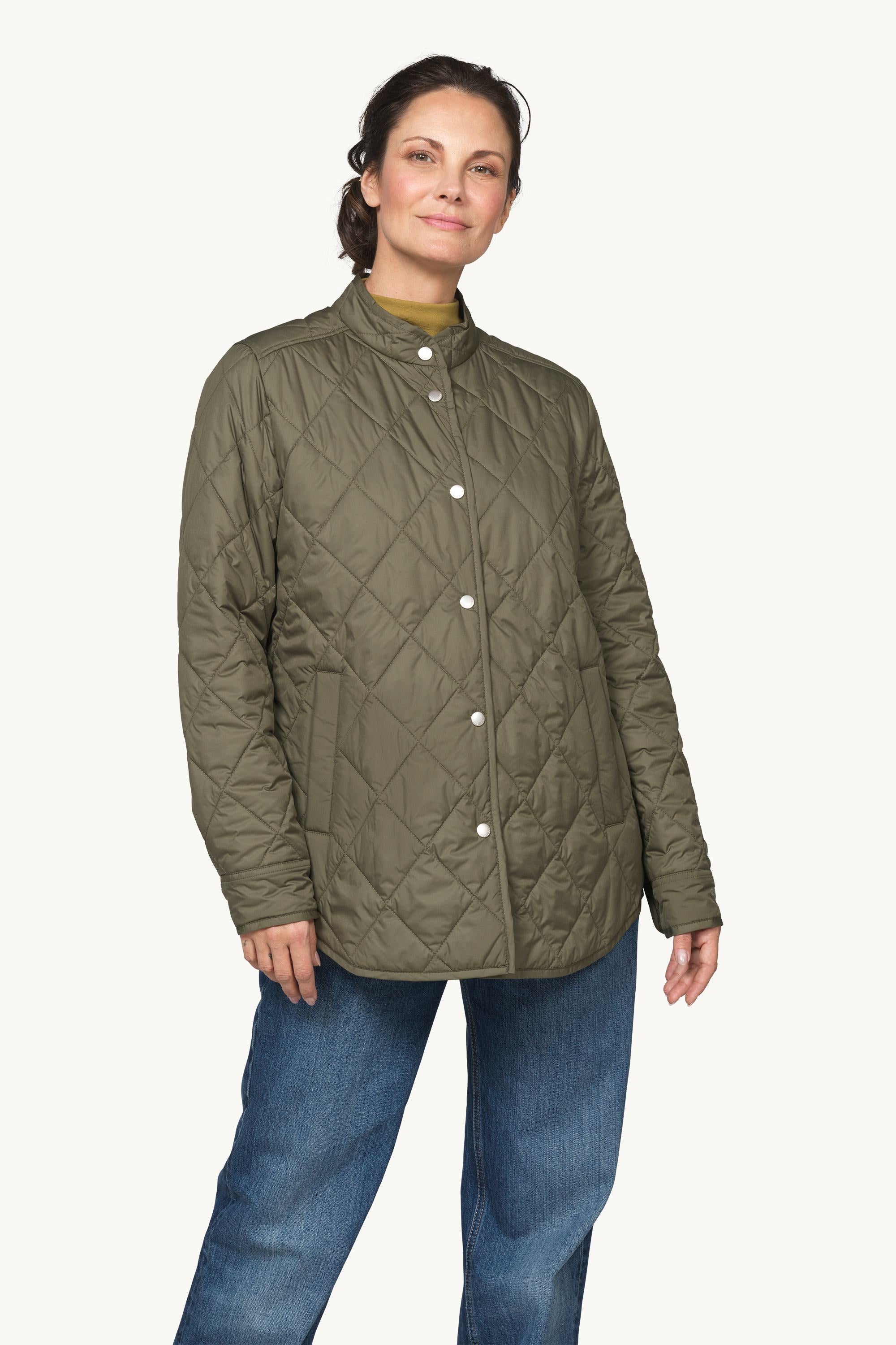 Quilted Shirt Jacket - Army