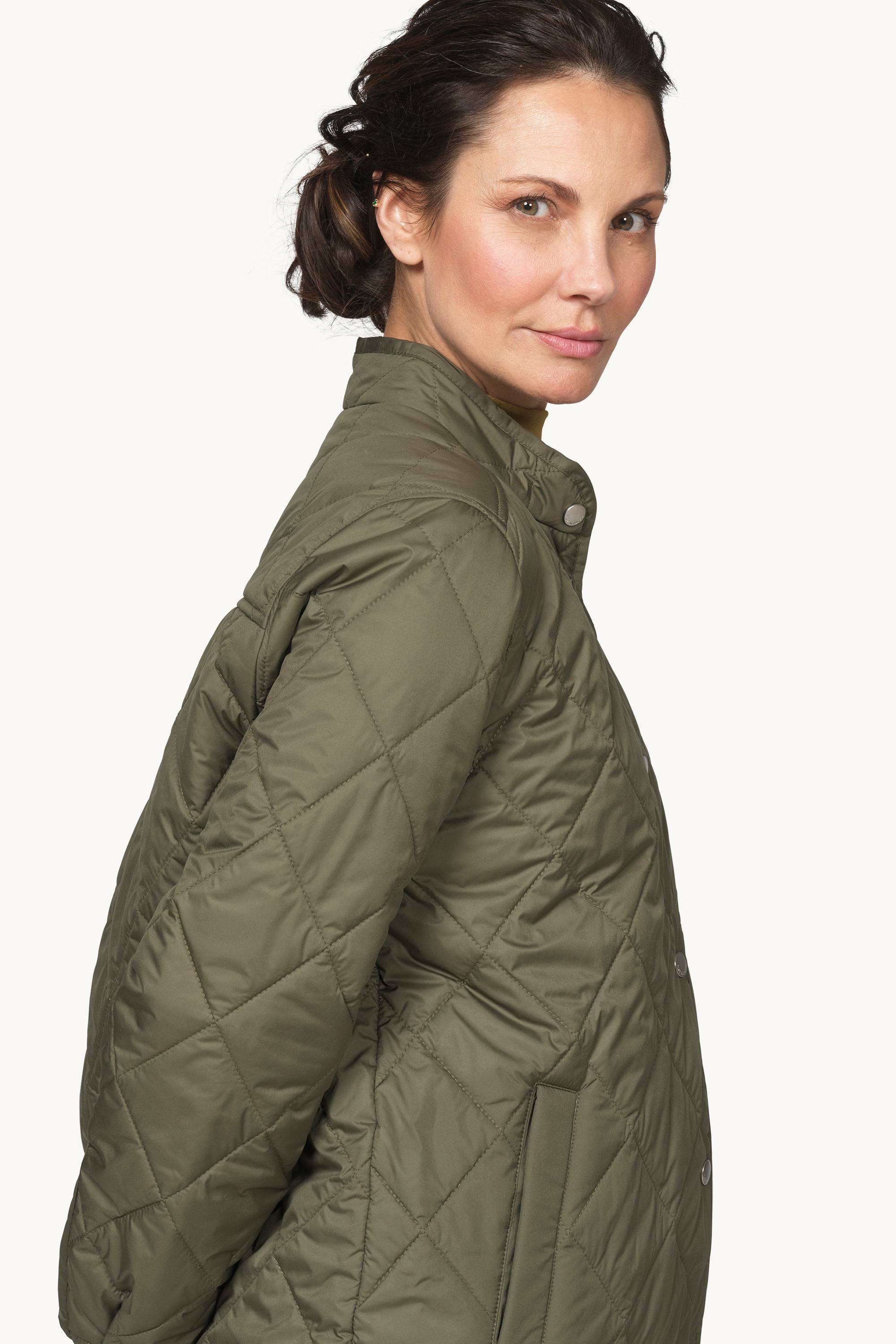 Quilted Shirt Jacket - Army