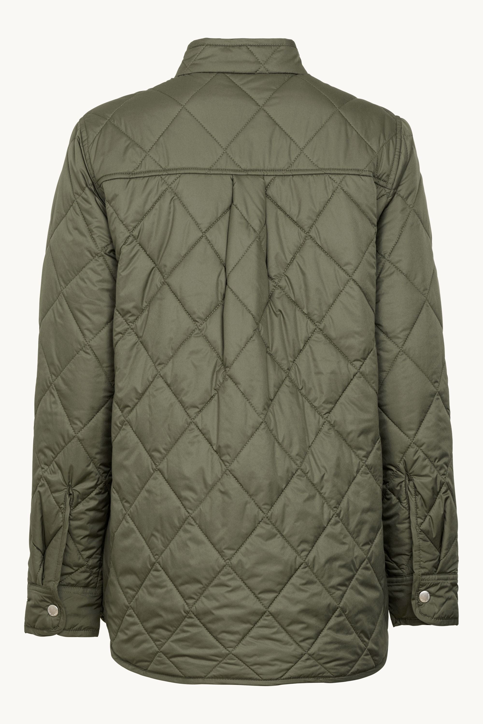 Quilted Shirt Jacket - Army