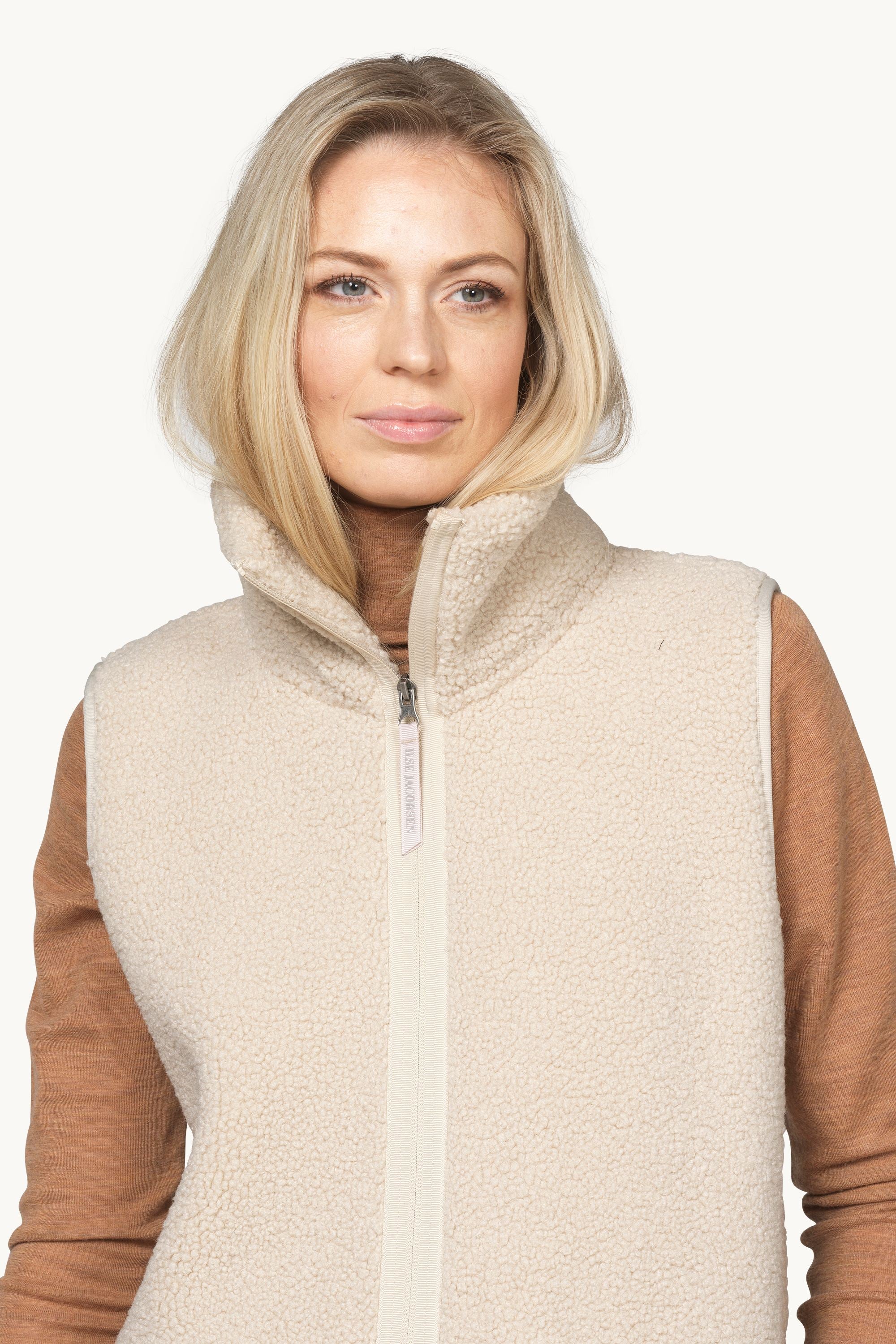 Long Pile Vest with Zipper - Kit