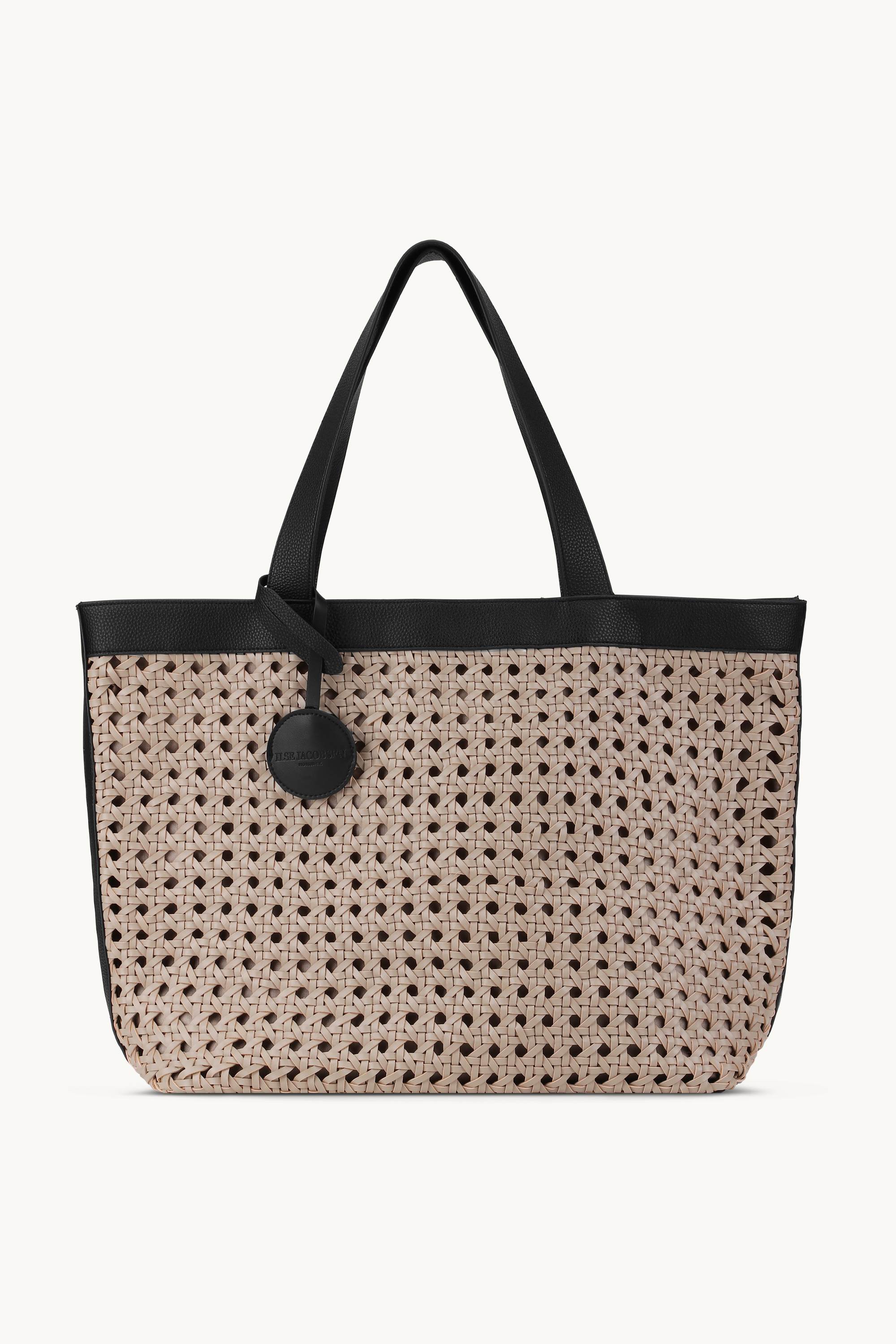 Large Beach Bag - Sand Pile Black