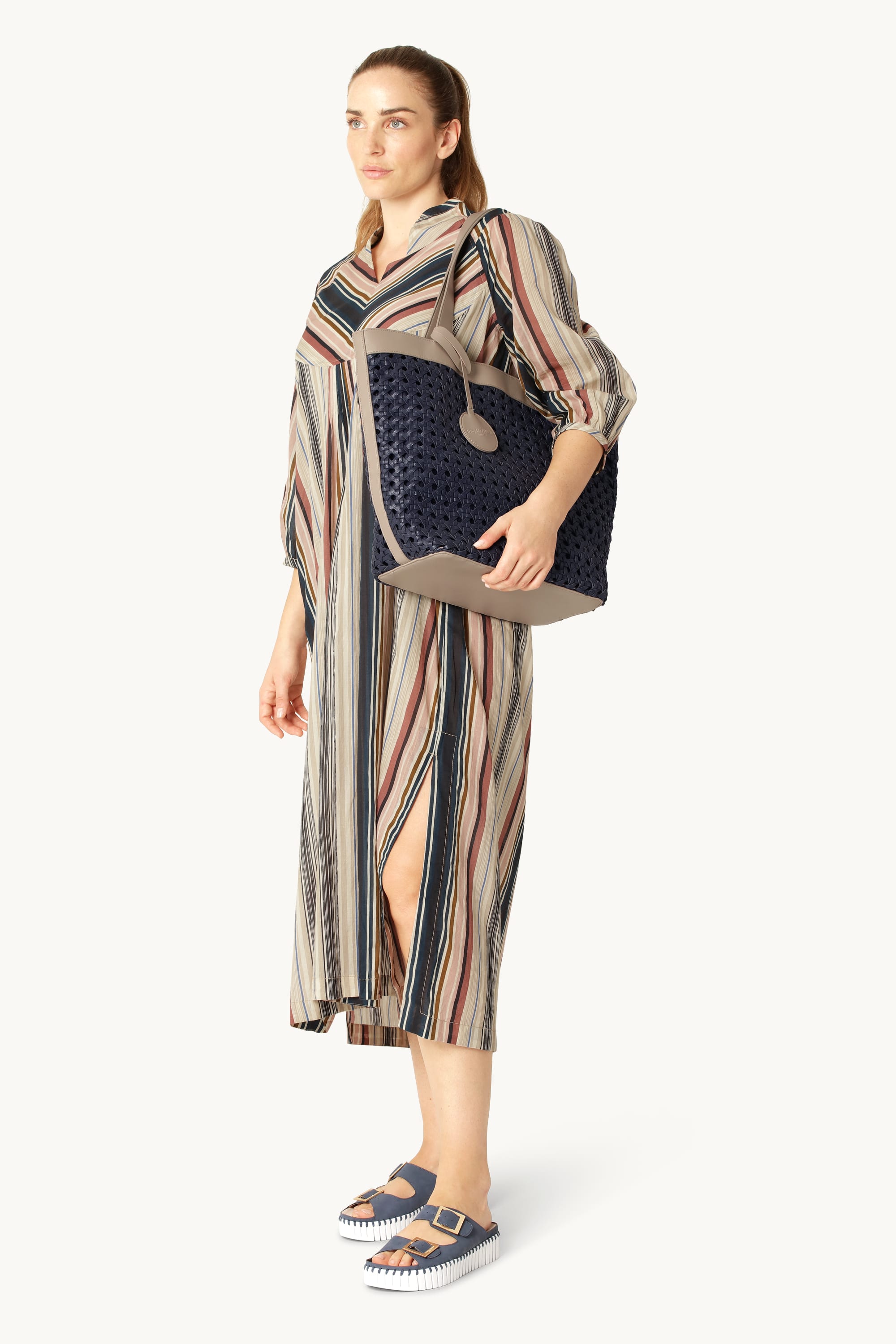 Sac de plage - Tas de sable indigo foncé