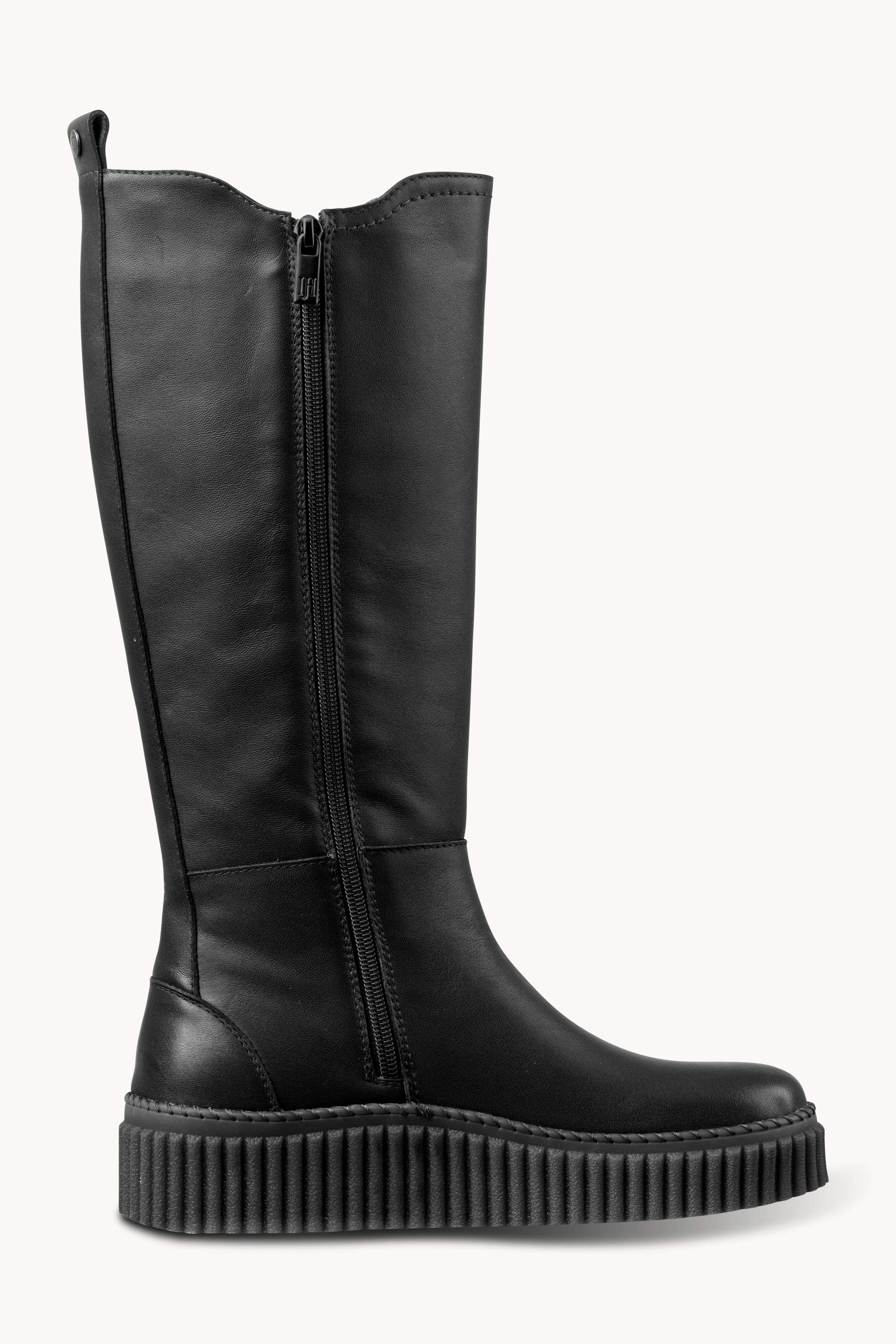 Tall Boots With Elastic - Black Black