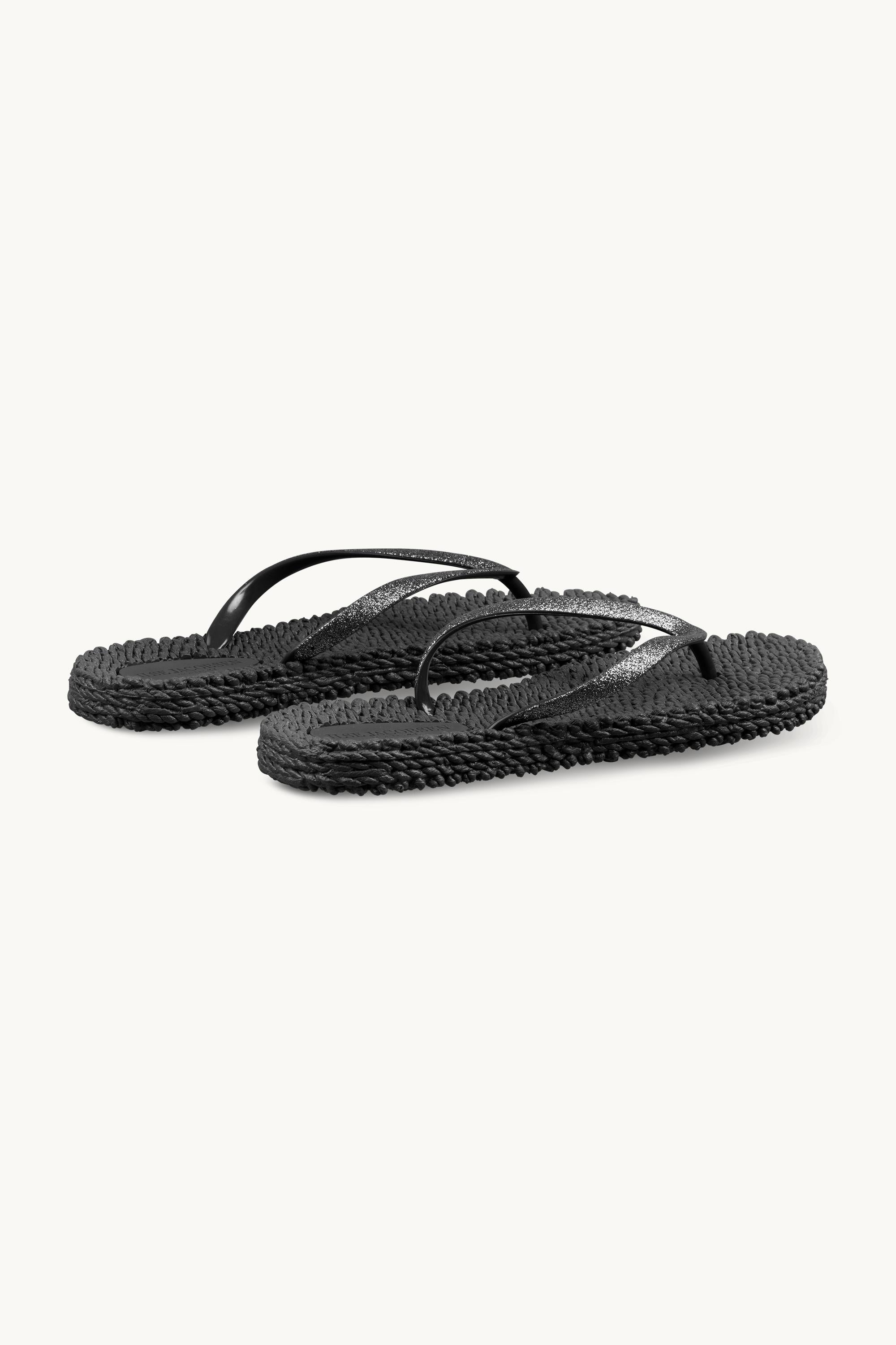 Tongs Glitter - Black