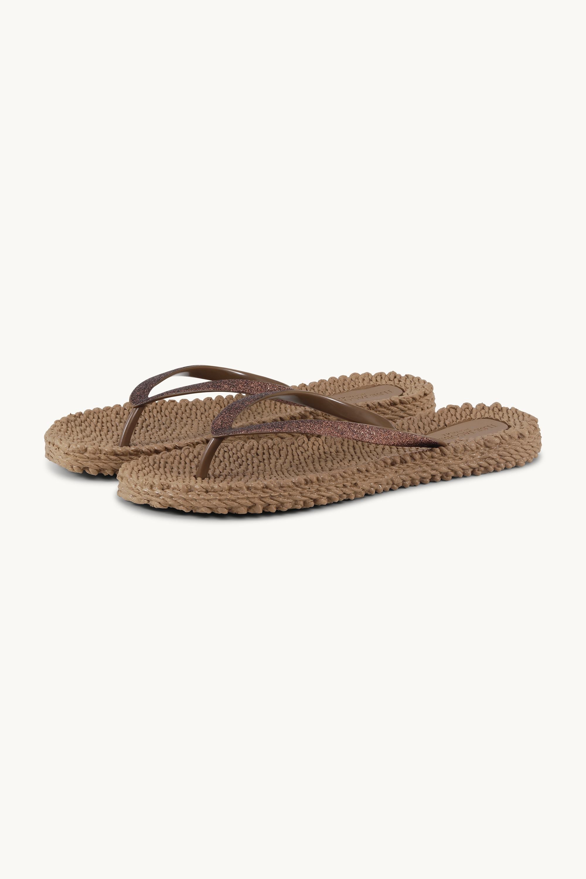 Tongs Glitter - Mocca