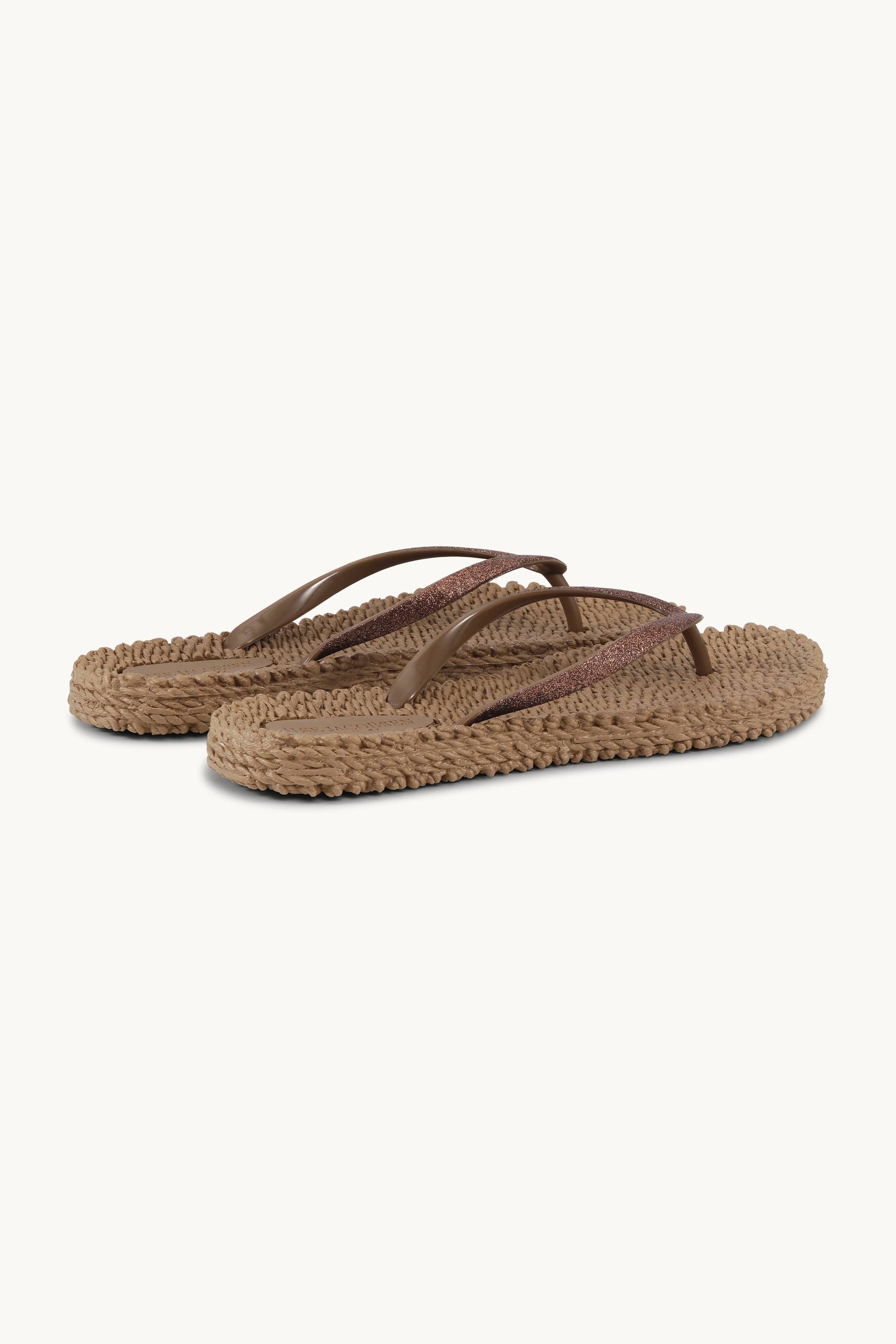 Tongs Glitter - Mocca