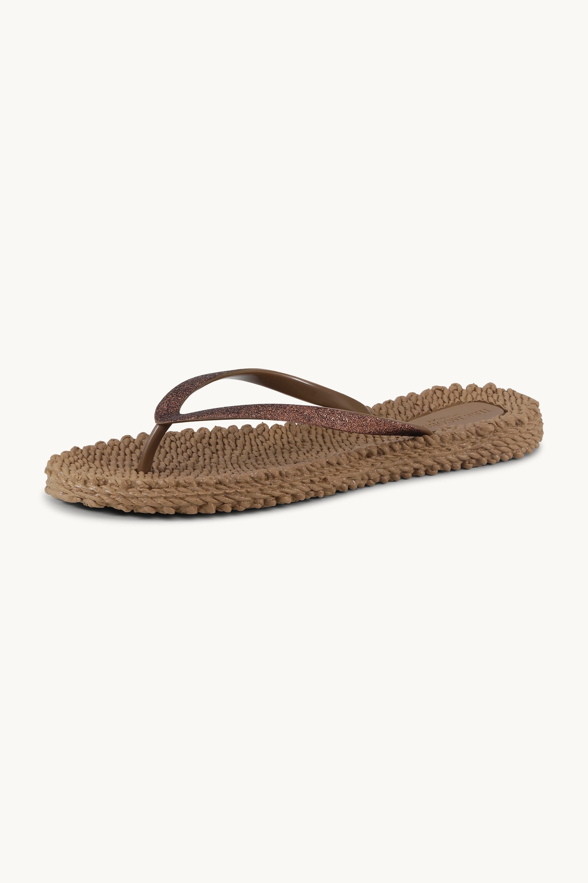 Tongs Glitter - Mocca