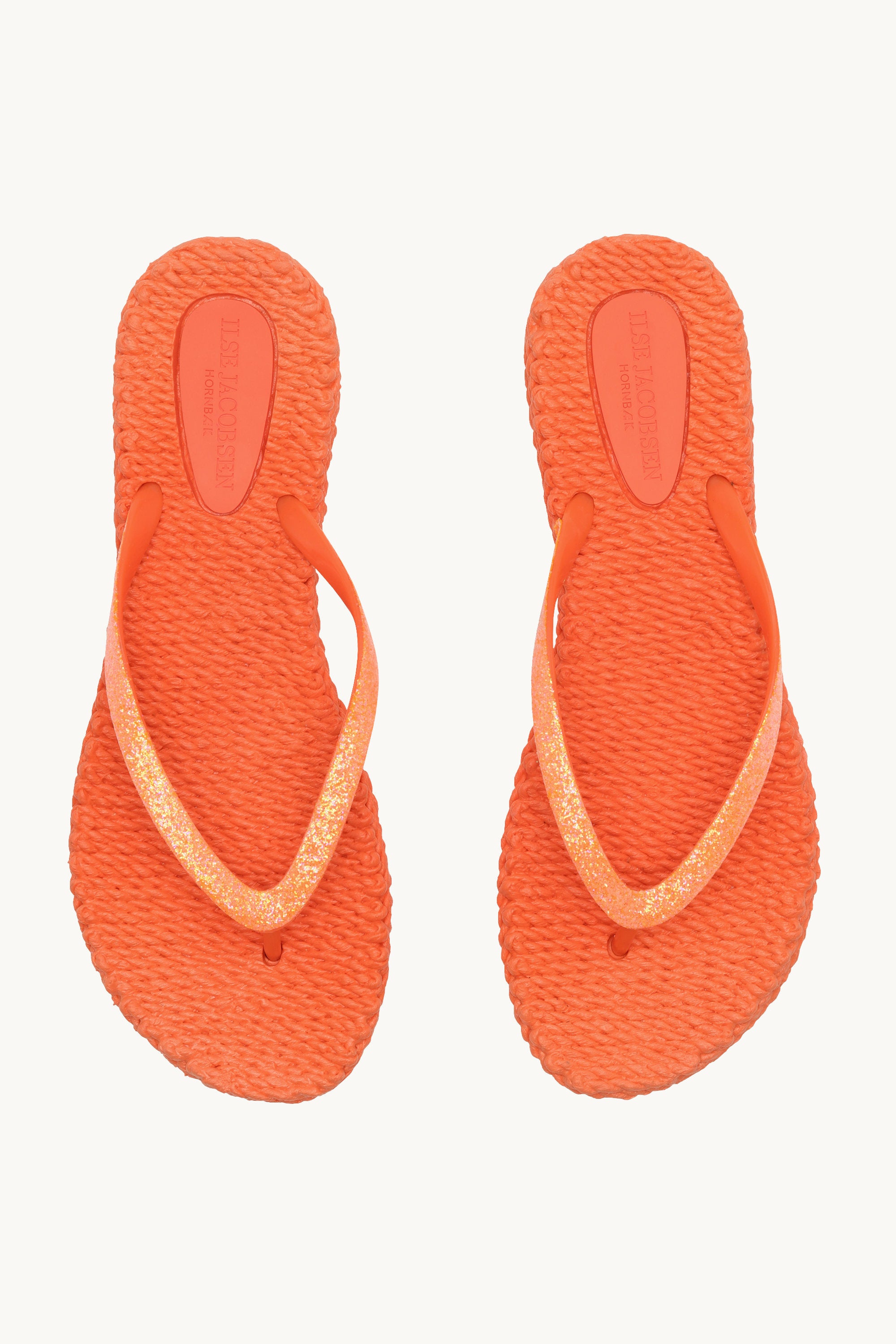 Tongs Glitter - Hot Orange
