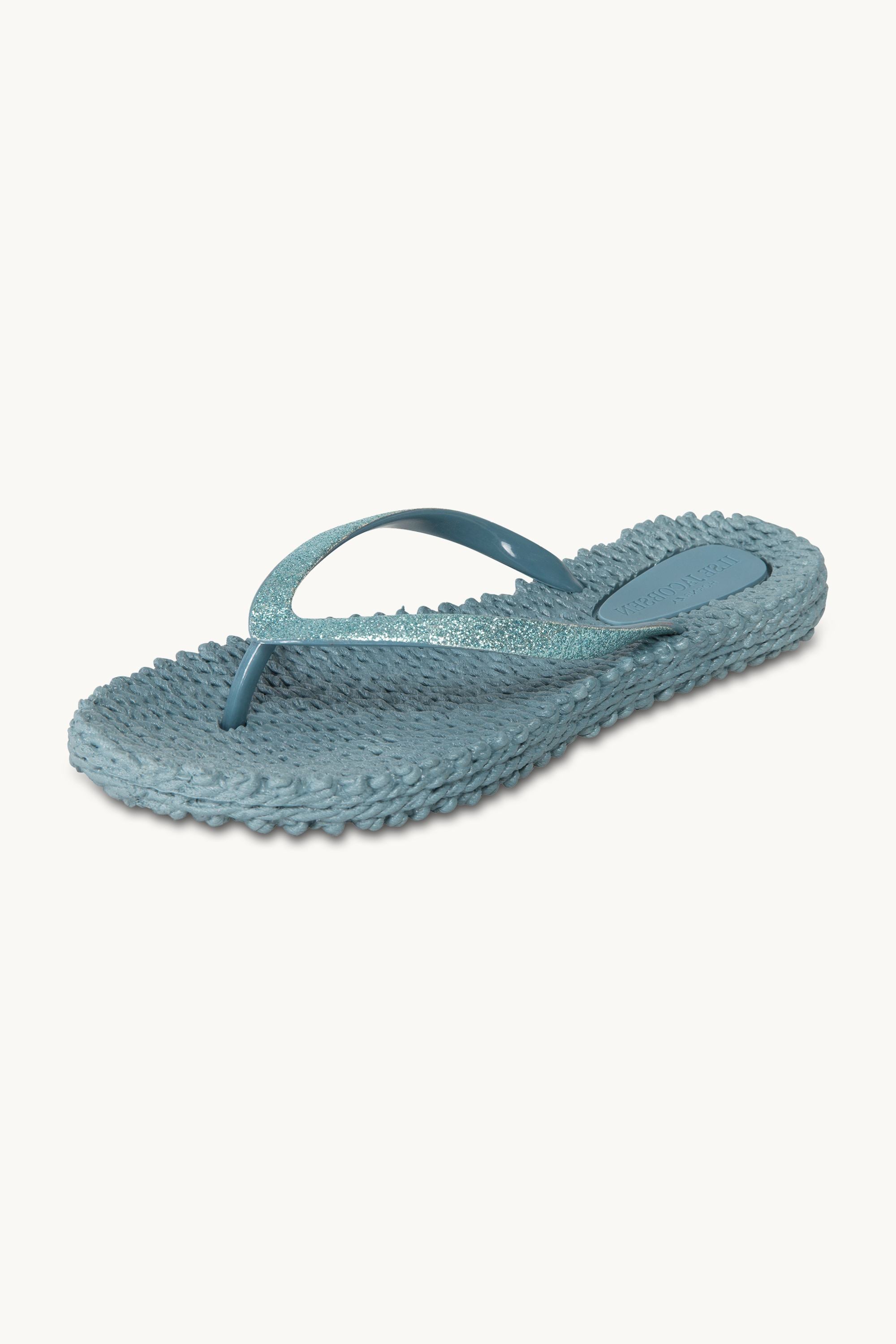 Tongs Glitter - Lichen Blue