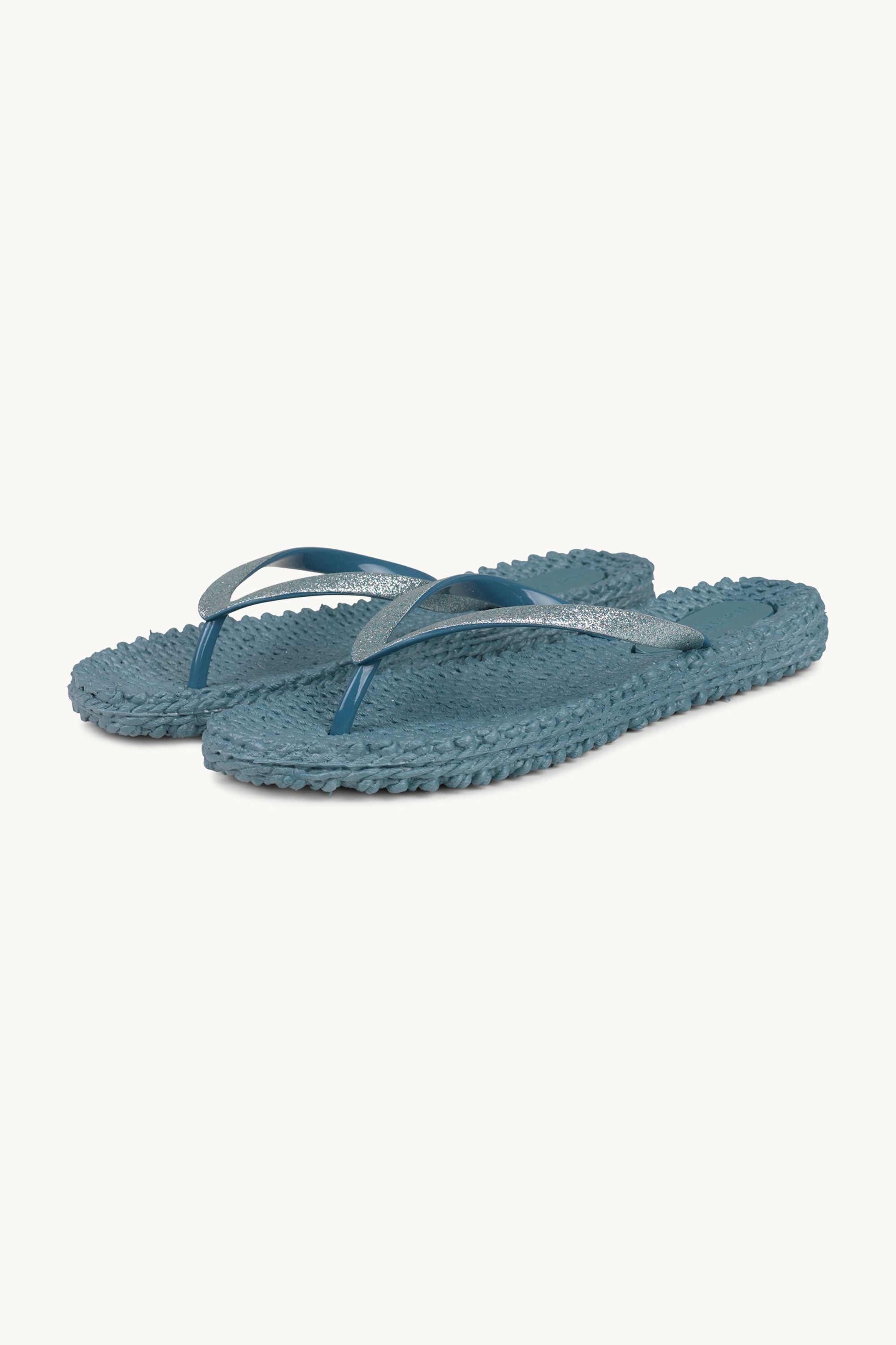 Tongs Glitter - Lichen Blue