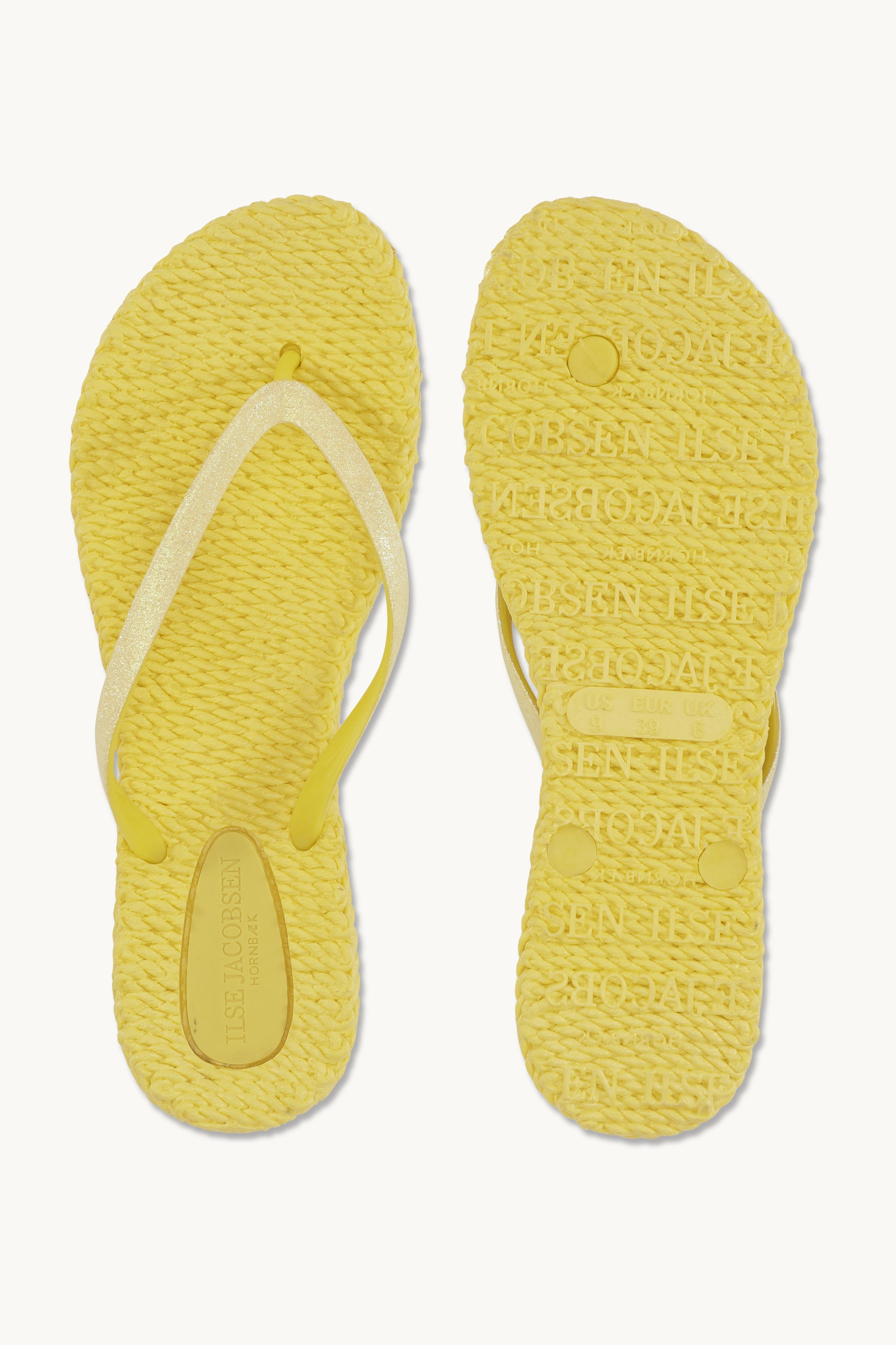 Tongs Glitter - Pale Banana
