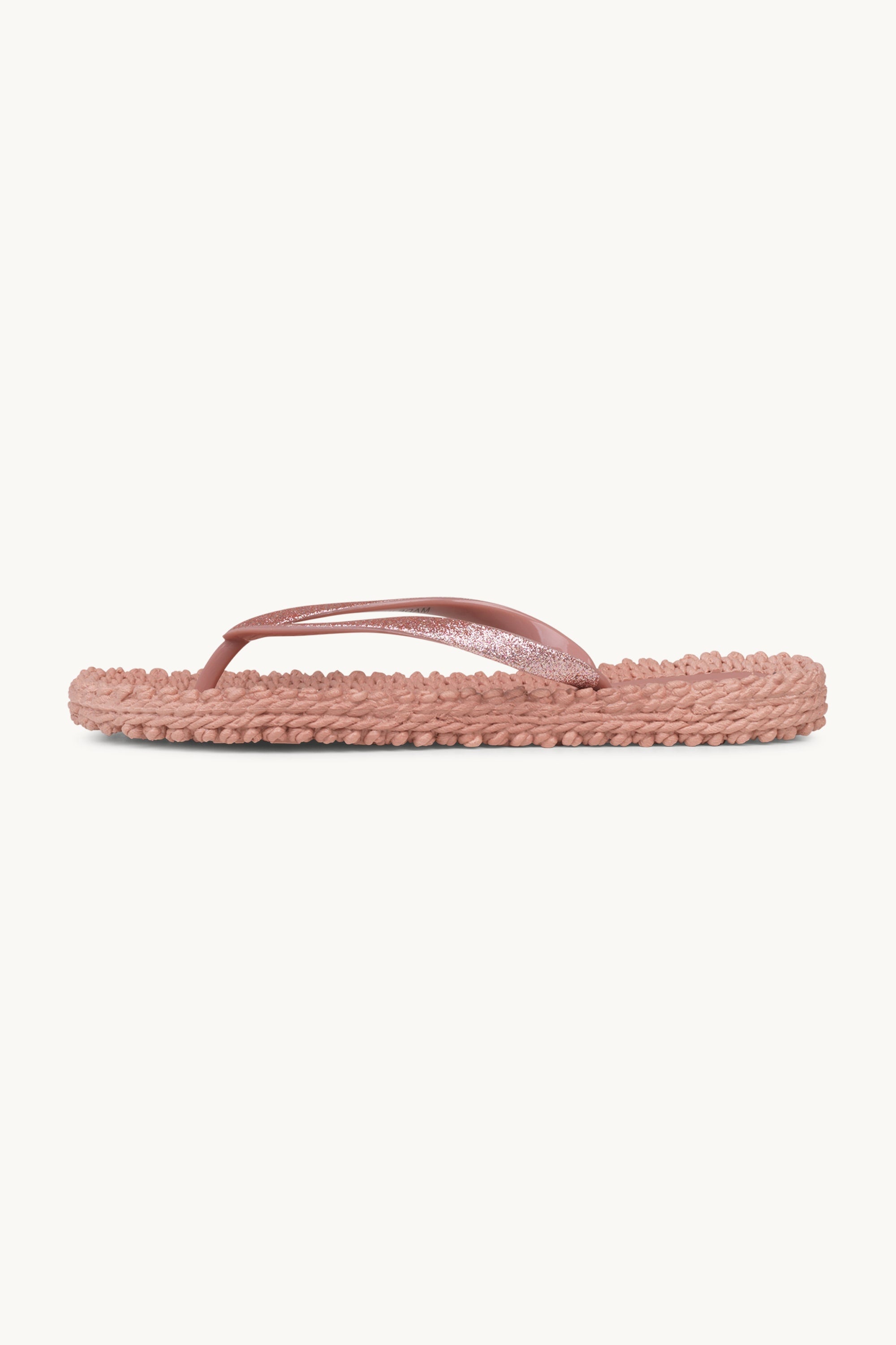 Tongs Glitter - Misty Rose