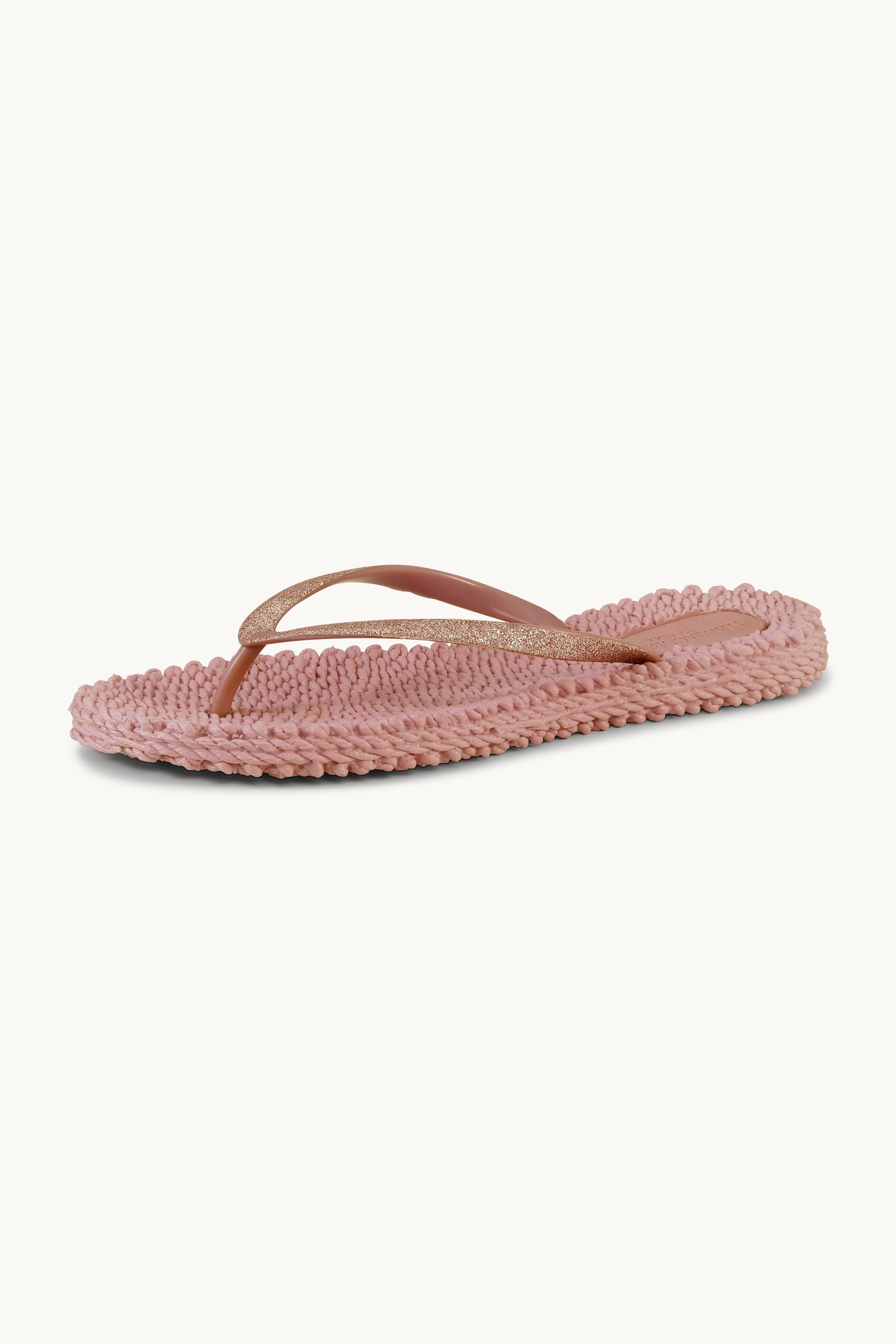 Tongs Glitter - Misty Rose
