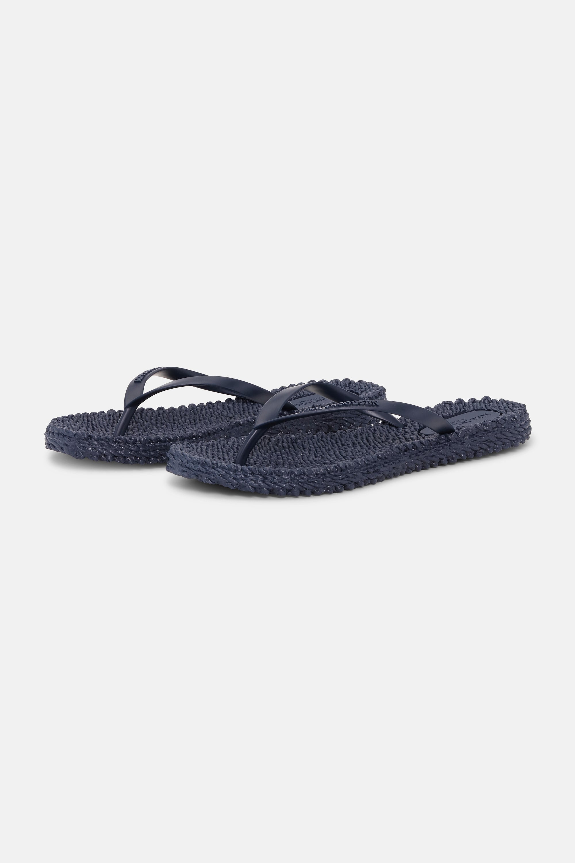 Flip Flops With Logo - Indigo