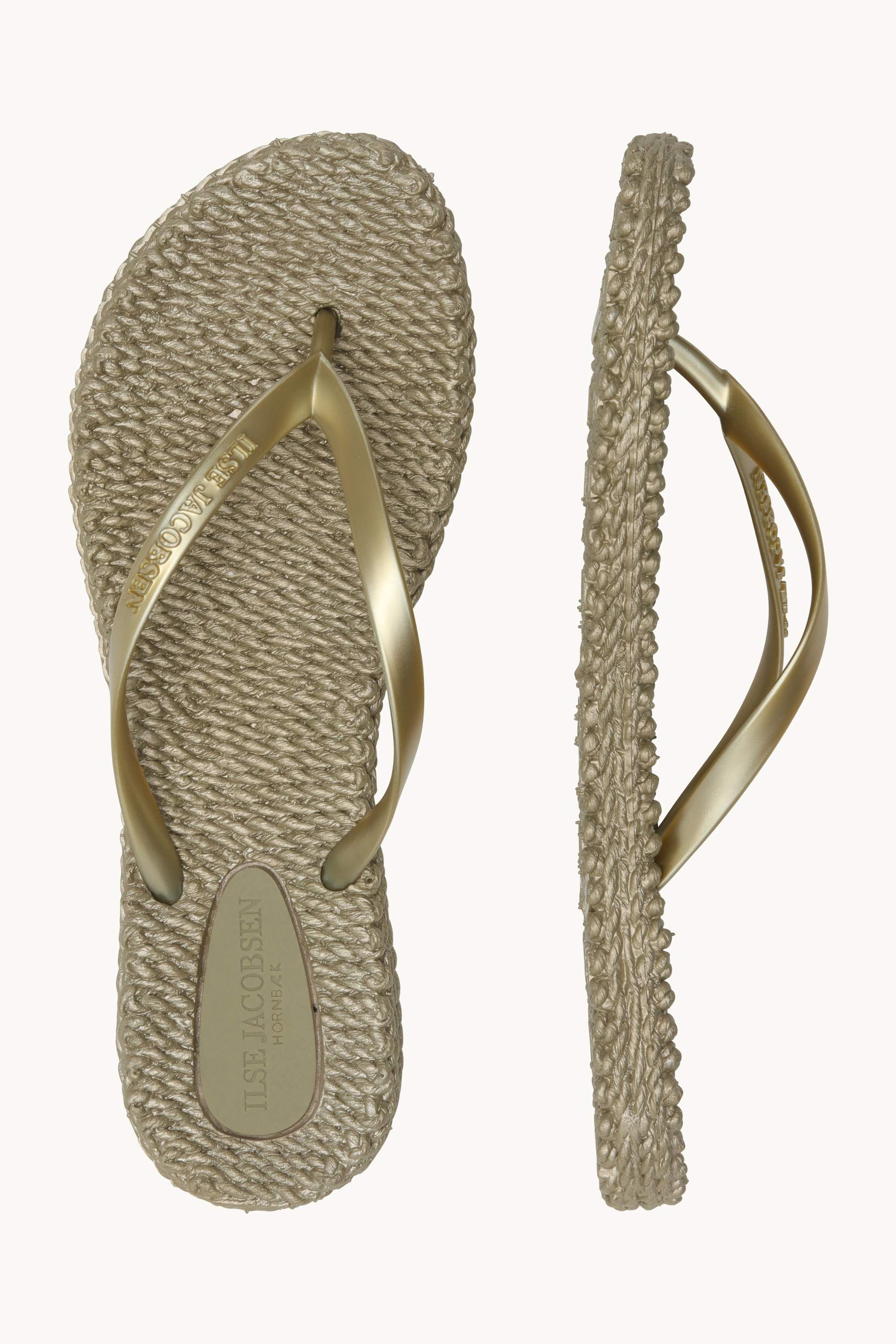 Flip Flops With Logo - Platin