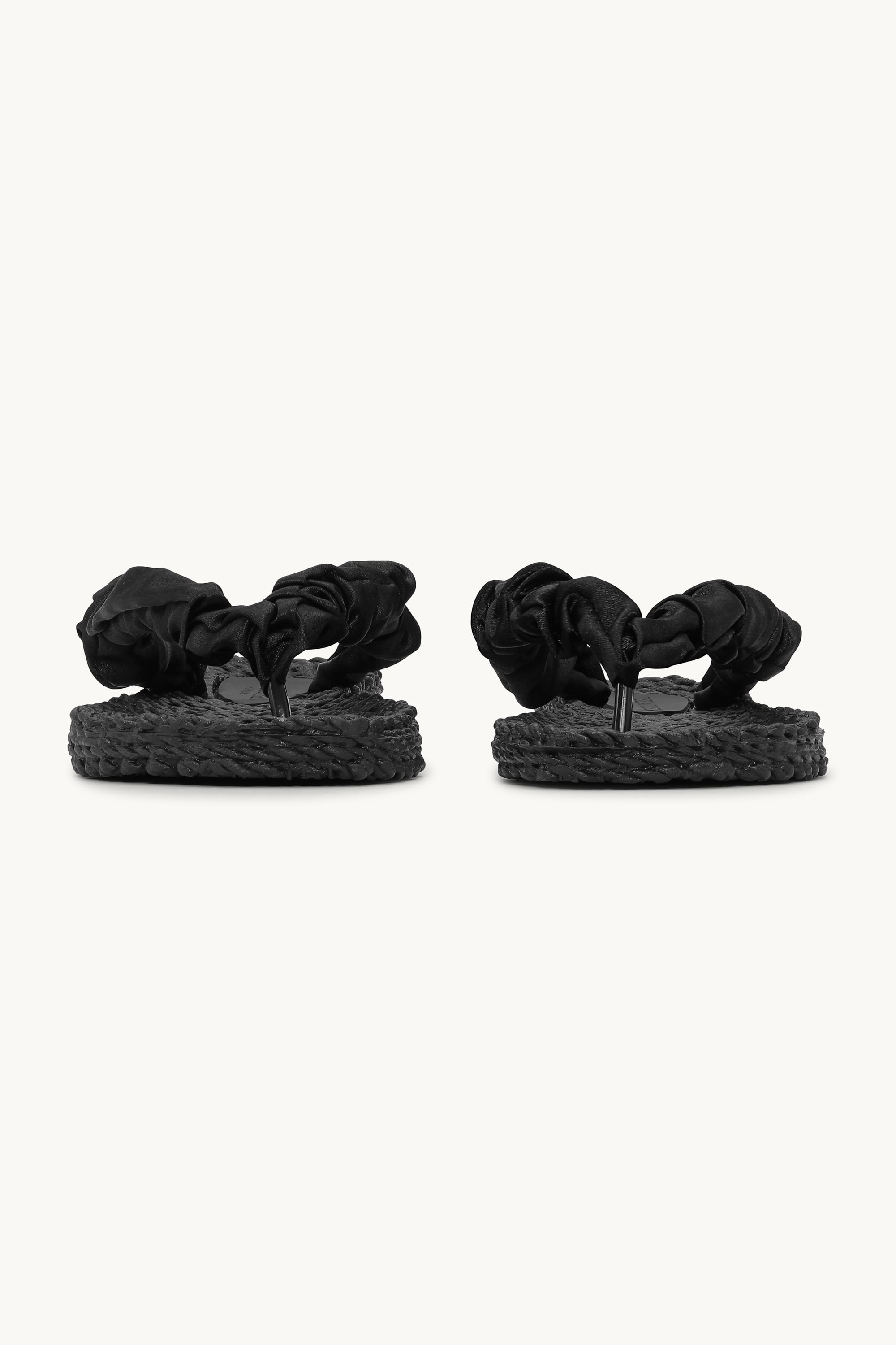 Tongs Tissu - Black