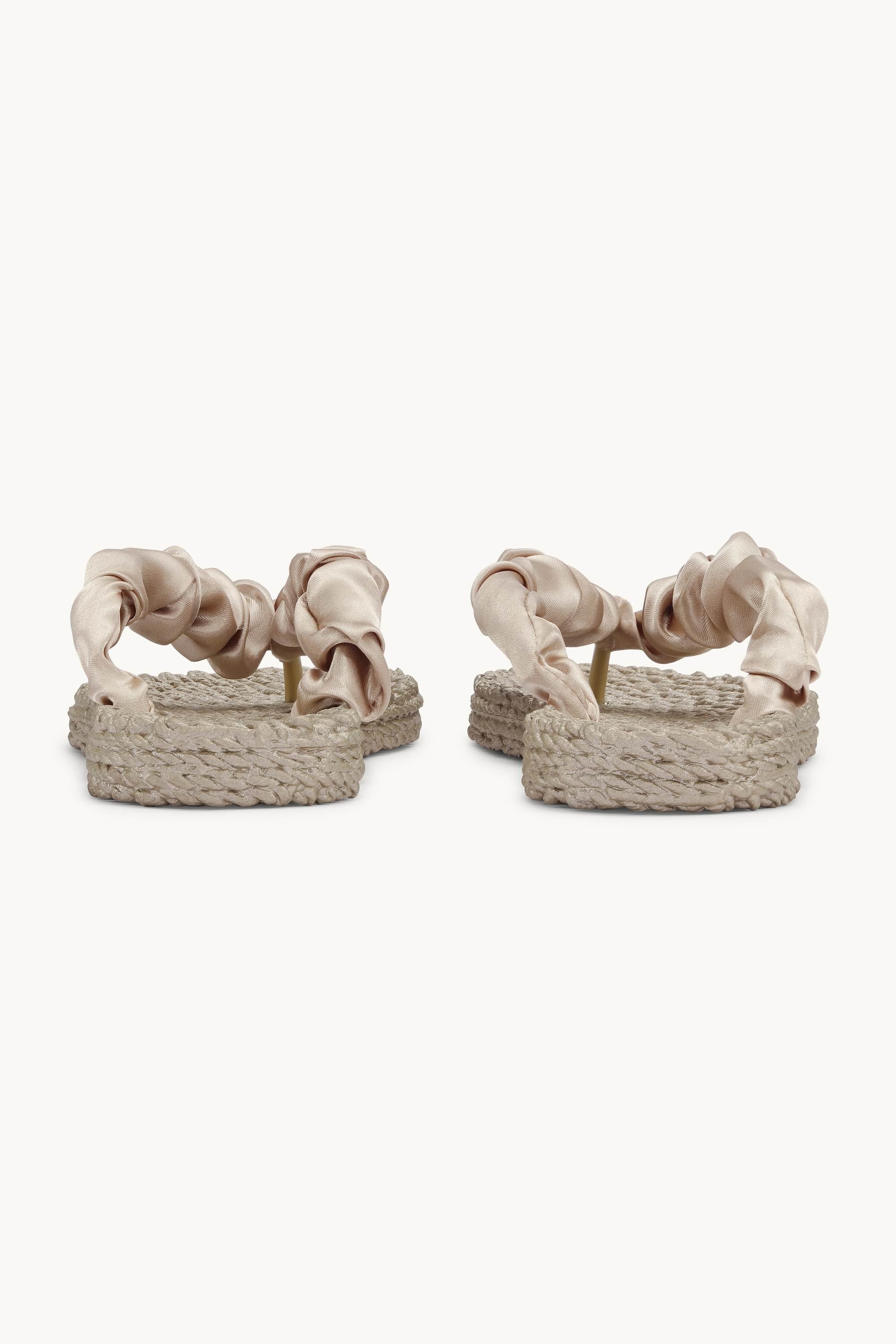 Tongs Tissu - Platin