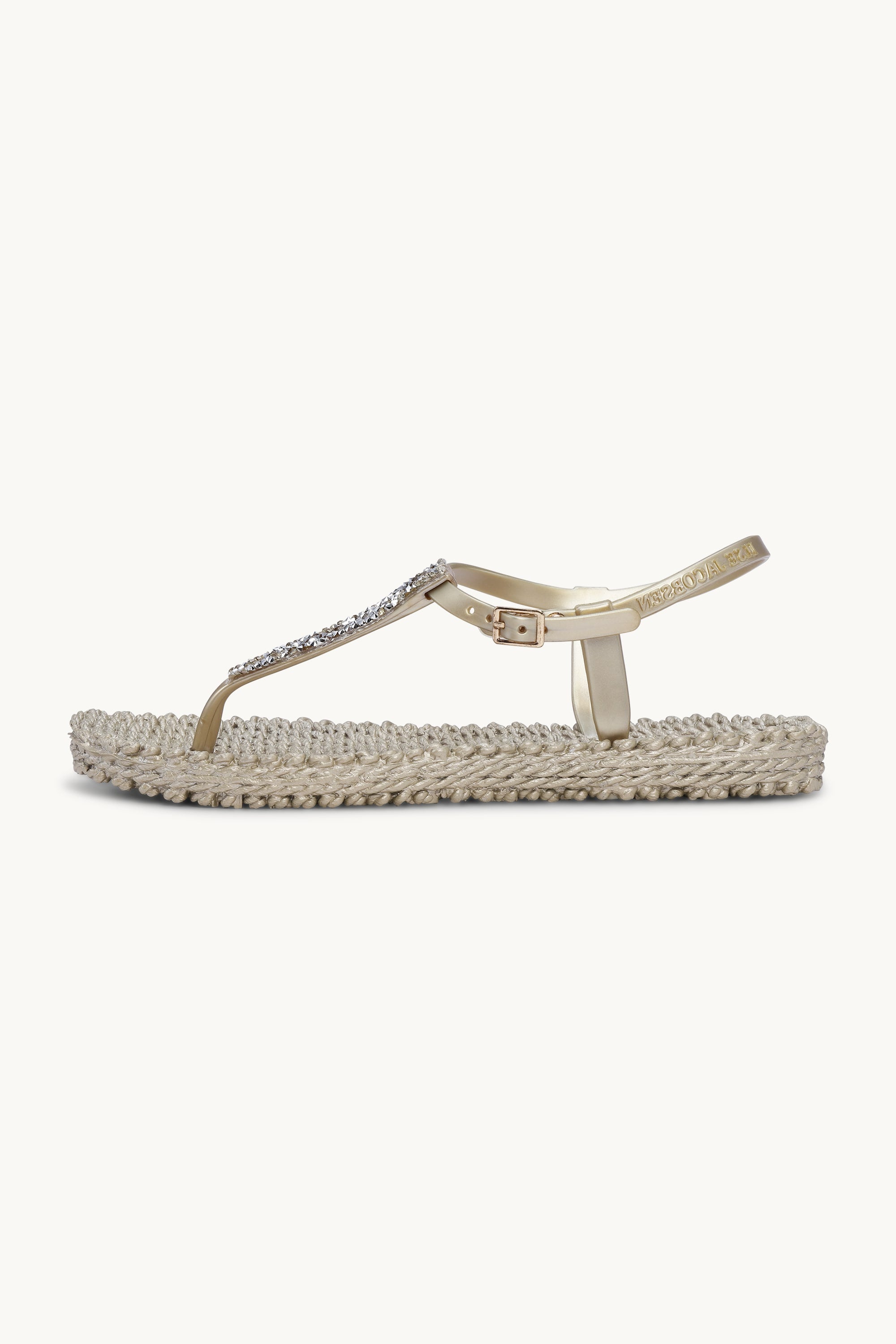 Tongs Avec Strass - Platin