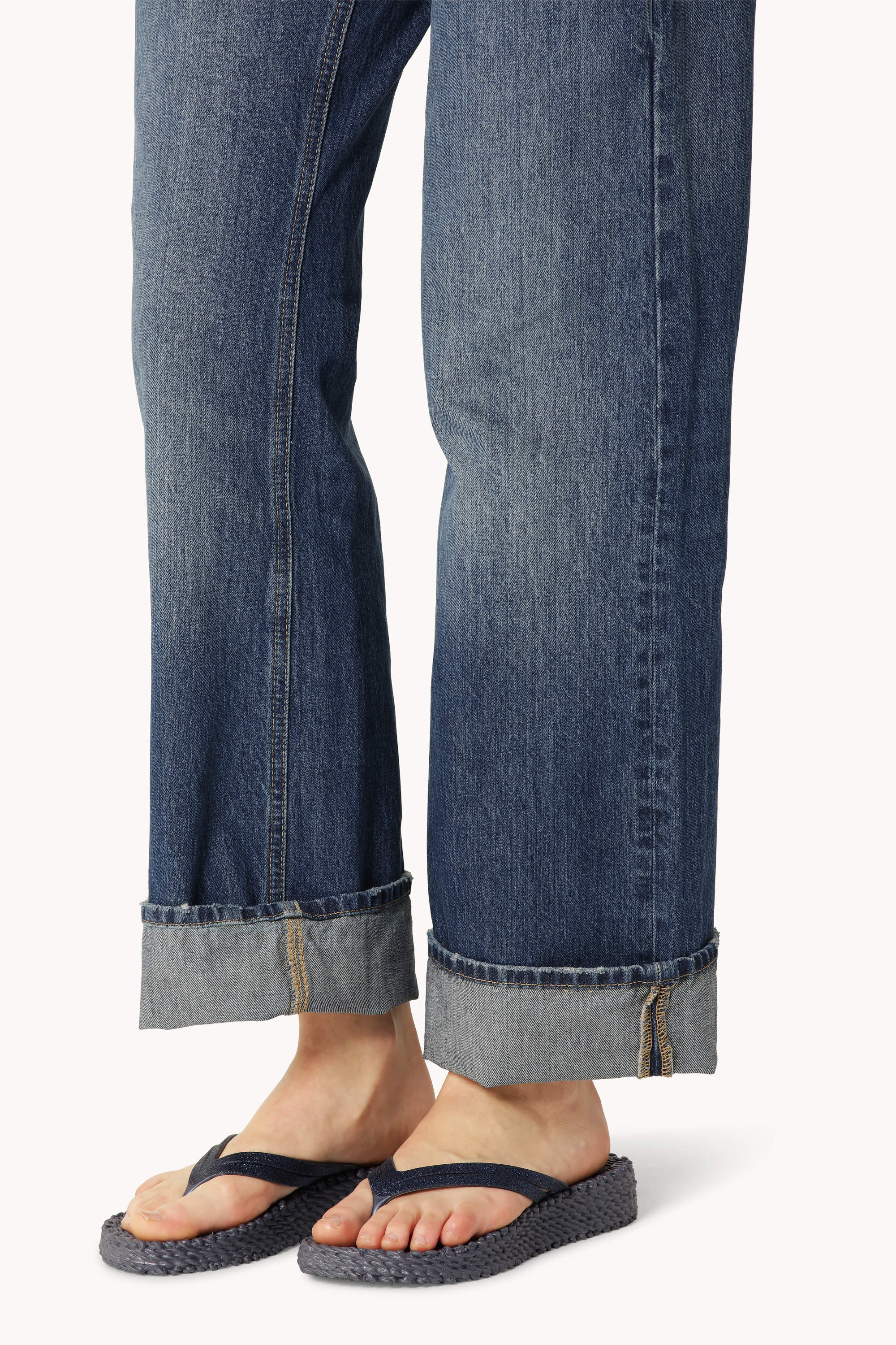 Platform Flip-flops Glitter - Ombre Blue